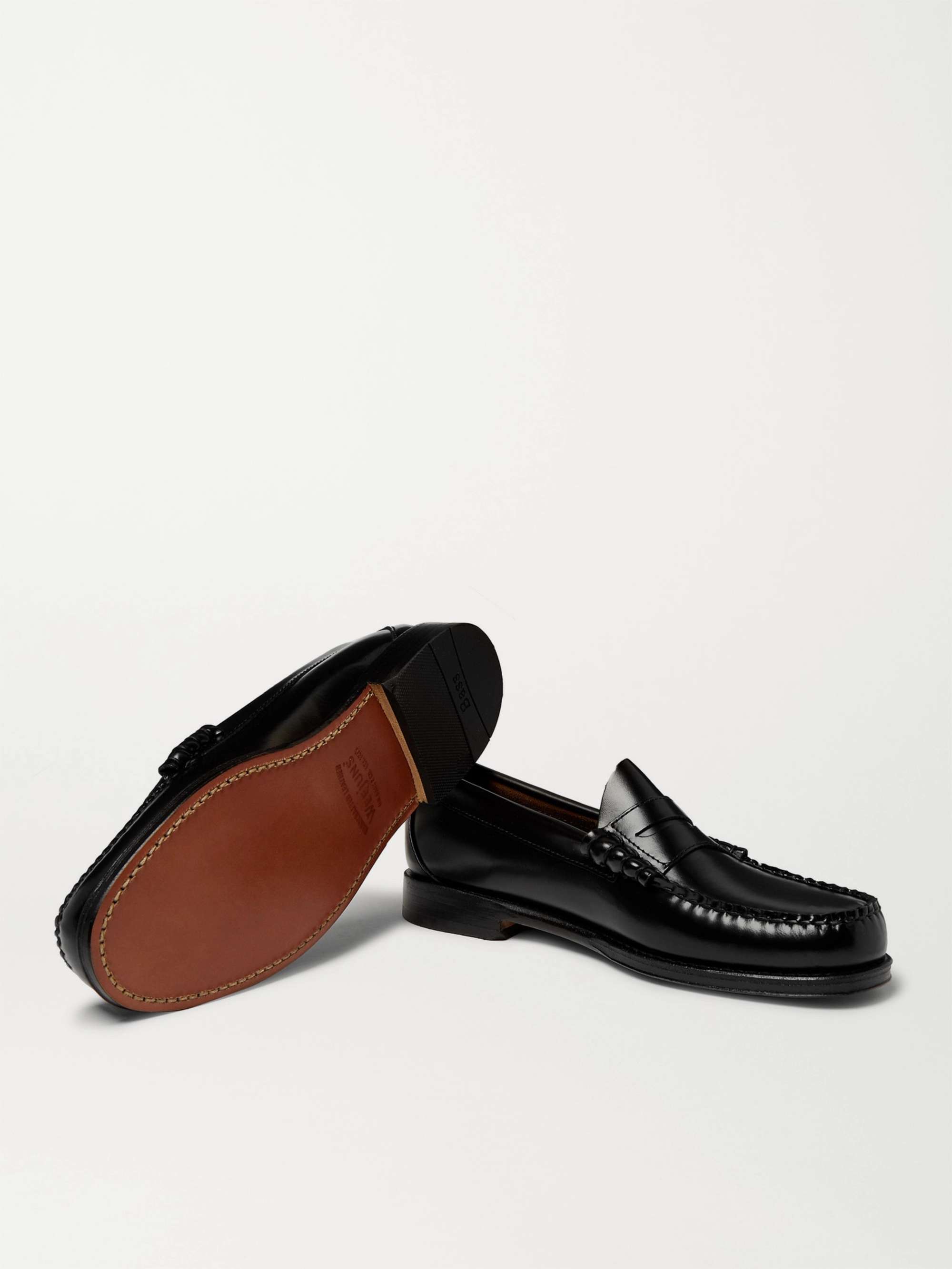 G.H. BASS & CO. Weejuns Heritage Larson Leather Penny Loafers