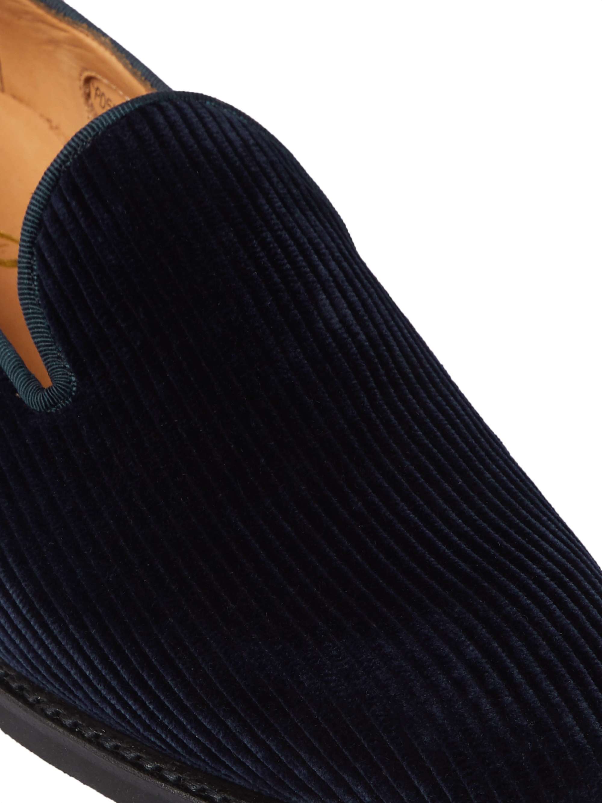 GEORGE CLEVERLEY Positano Waxed-Cotton Loafers