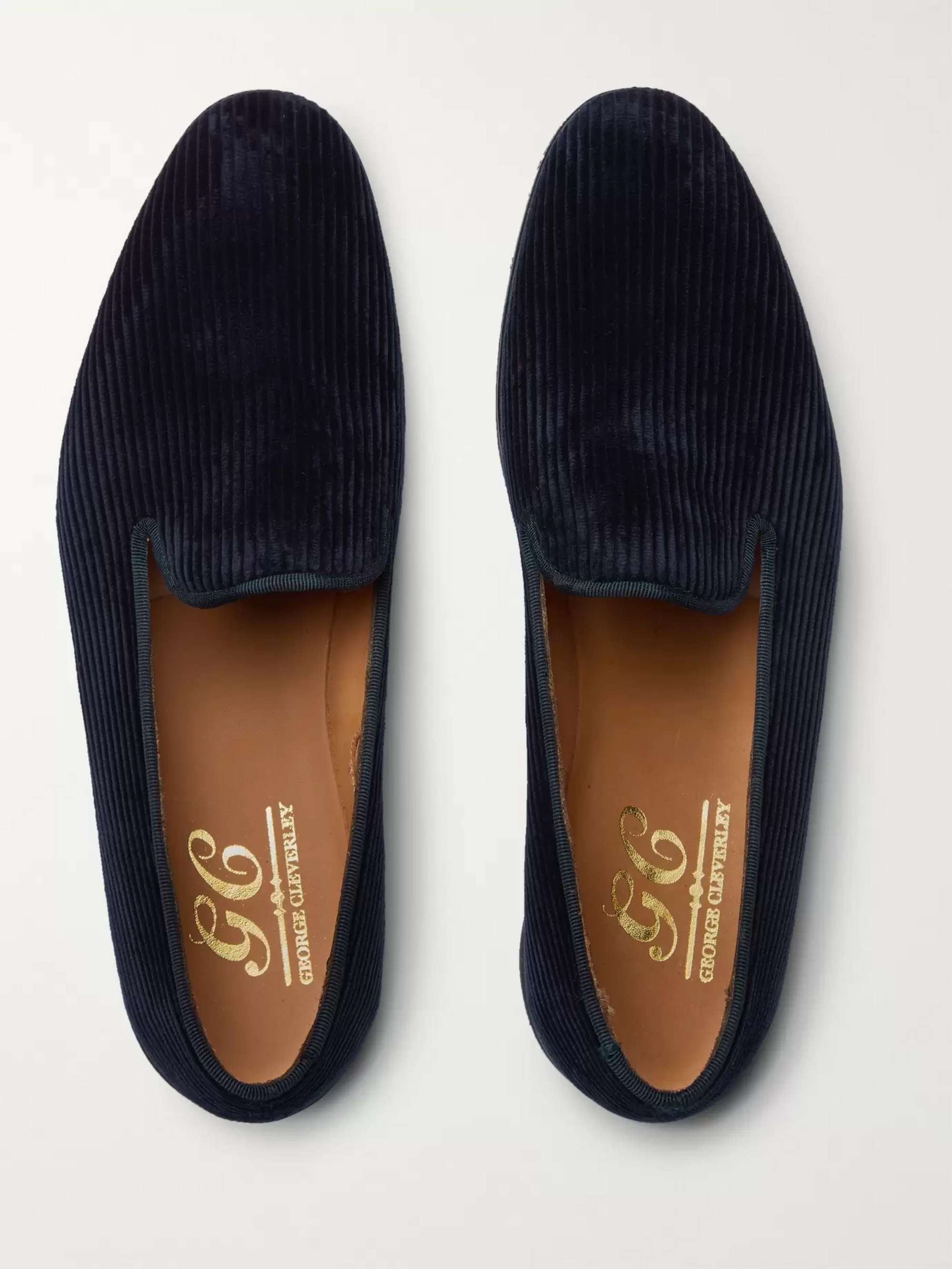GEORGE CLEVERLEY Positano Waxed-Cotton Loafers