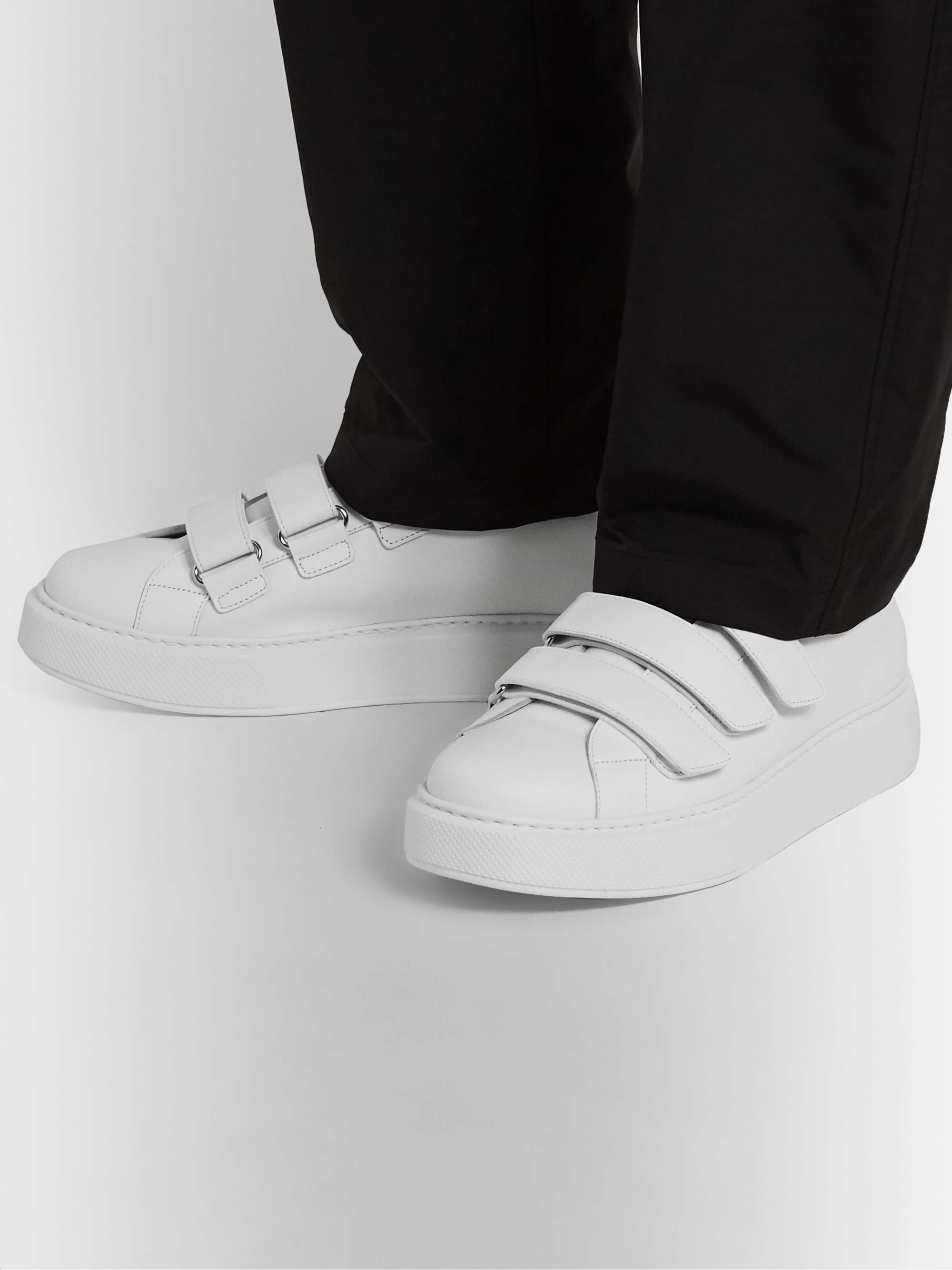 PRADA Street 80 Leather Sneakers
