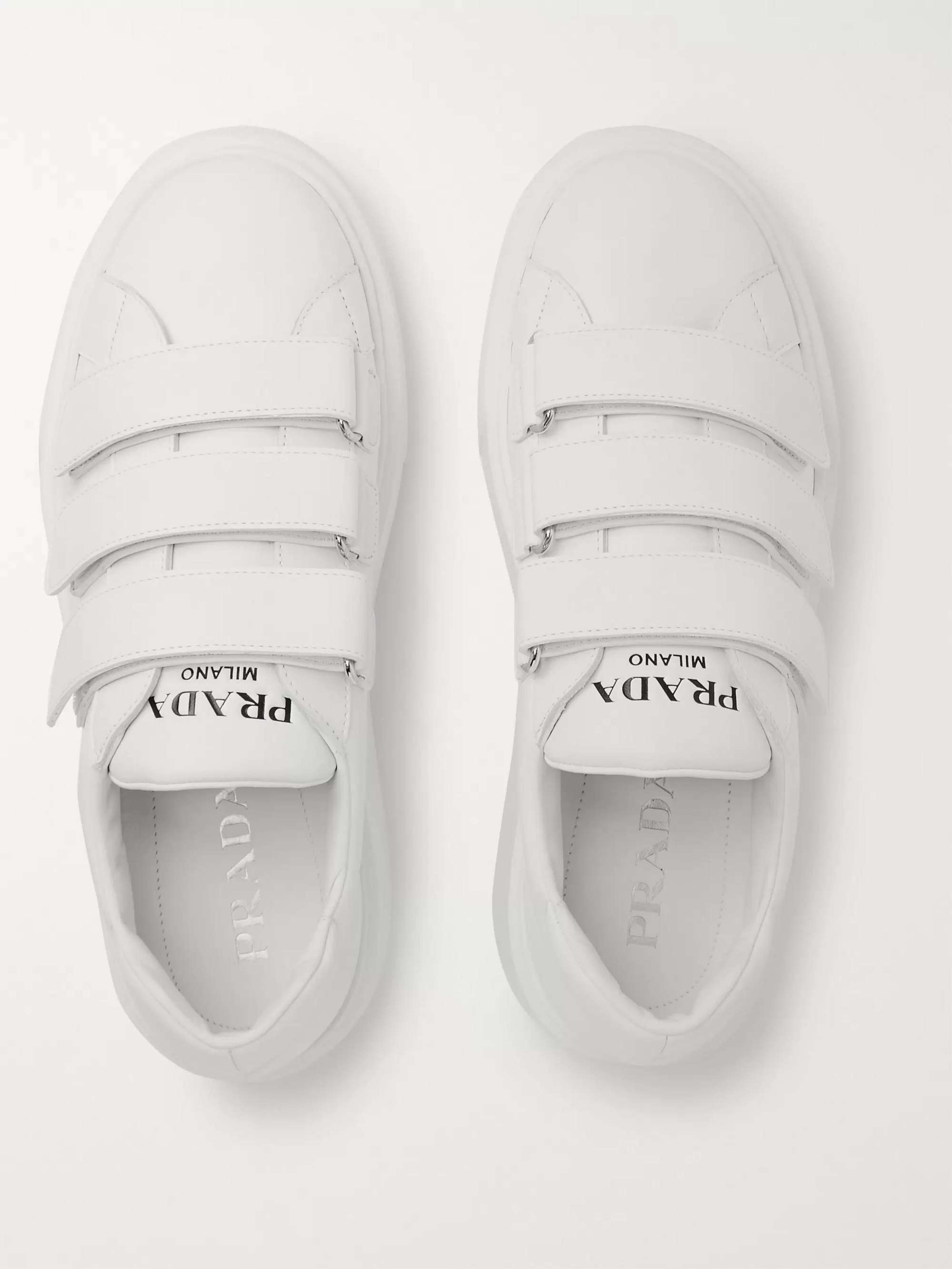 PRADA Street 80 Leather Sneakers