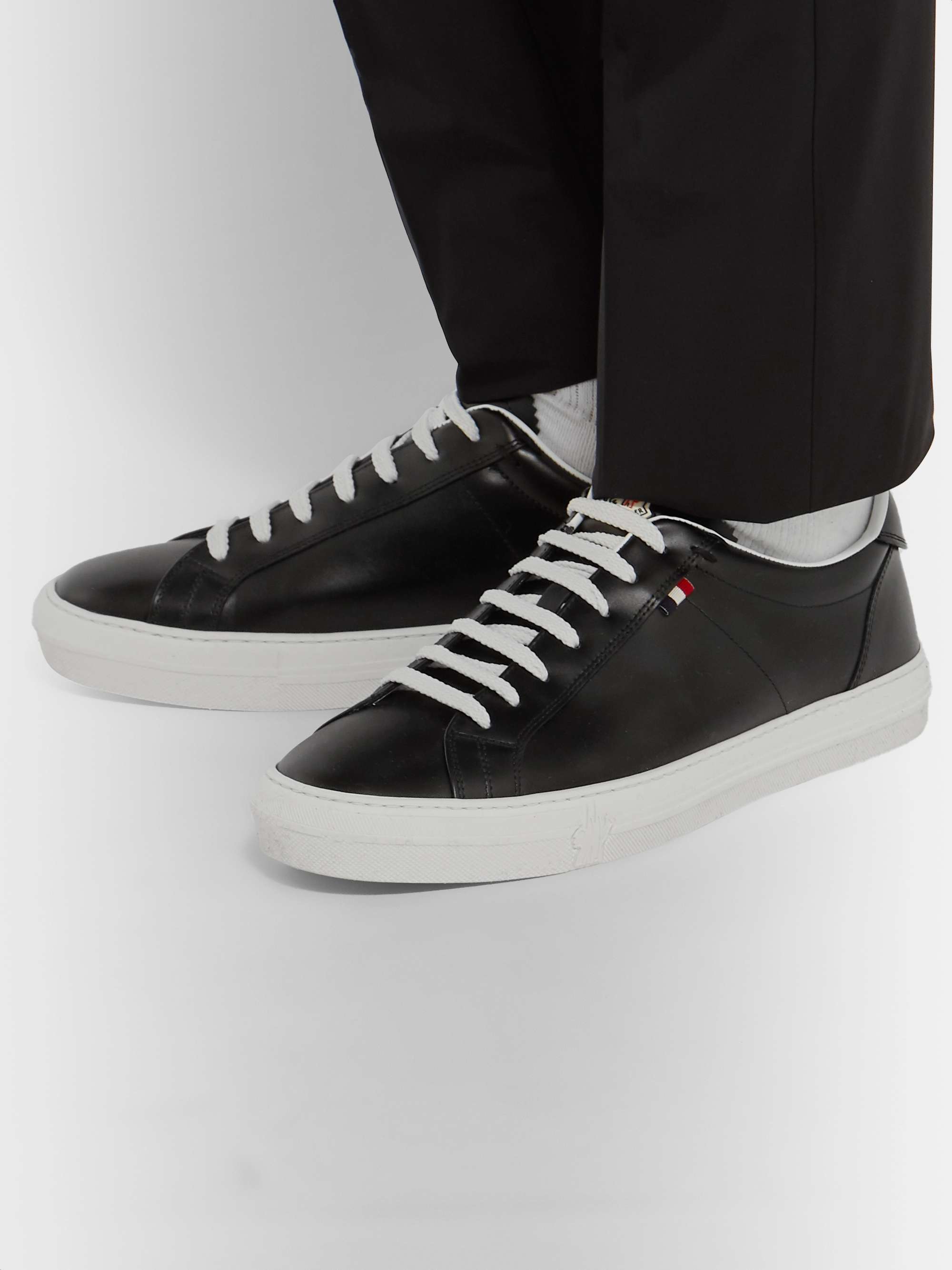 MONCLER Monaco Leather Sneakers