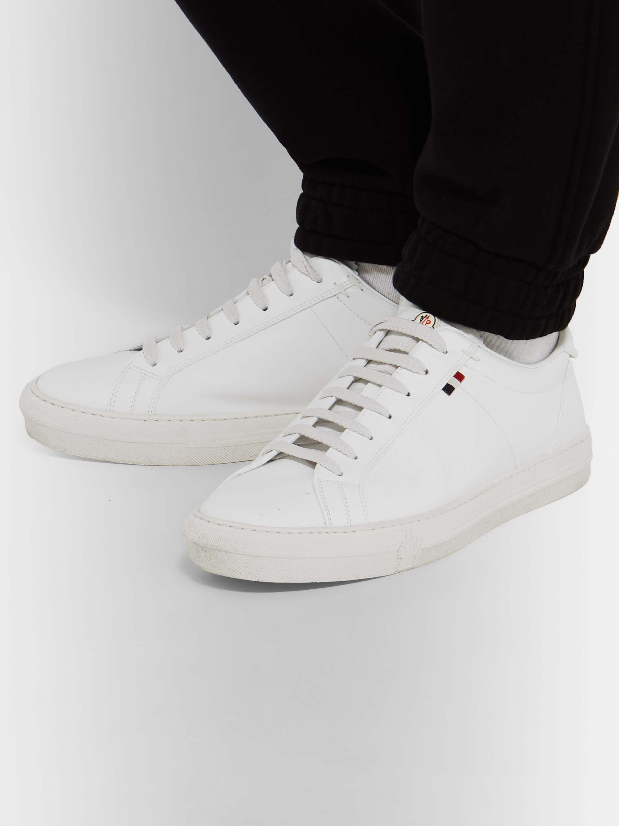 MONCLER Monaco Leather Sneakers