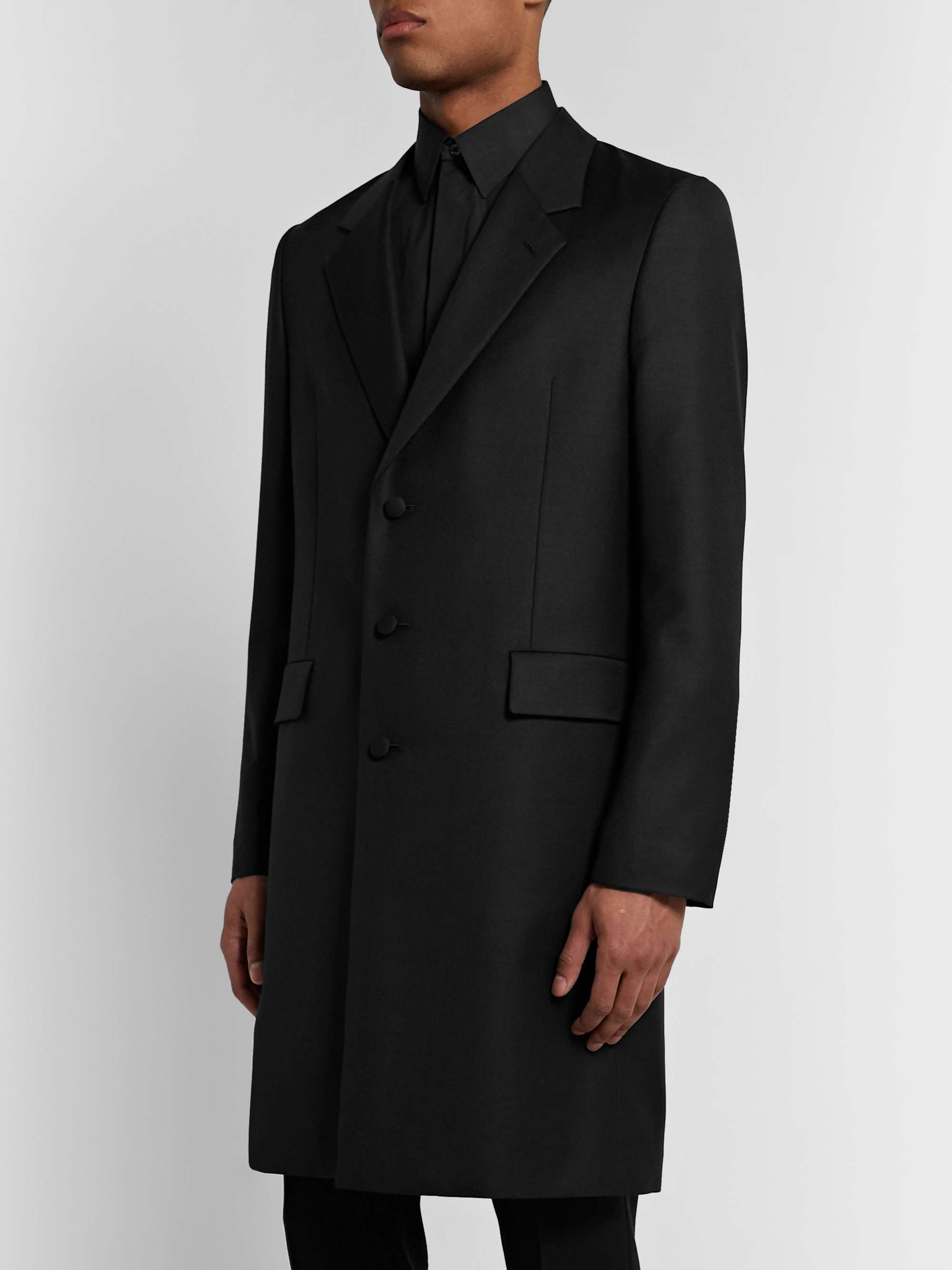 THE ROW Jonathan Wool and Mohair-Blend Twill Coat