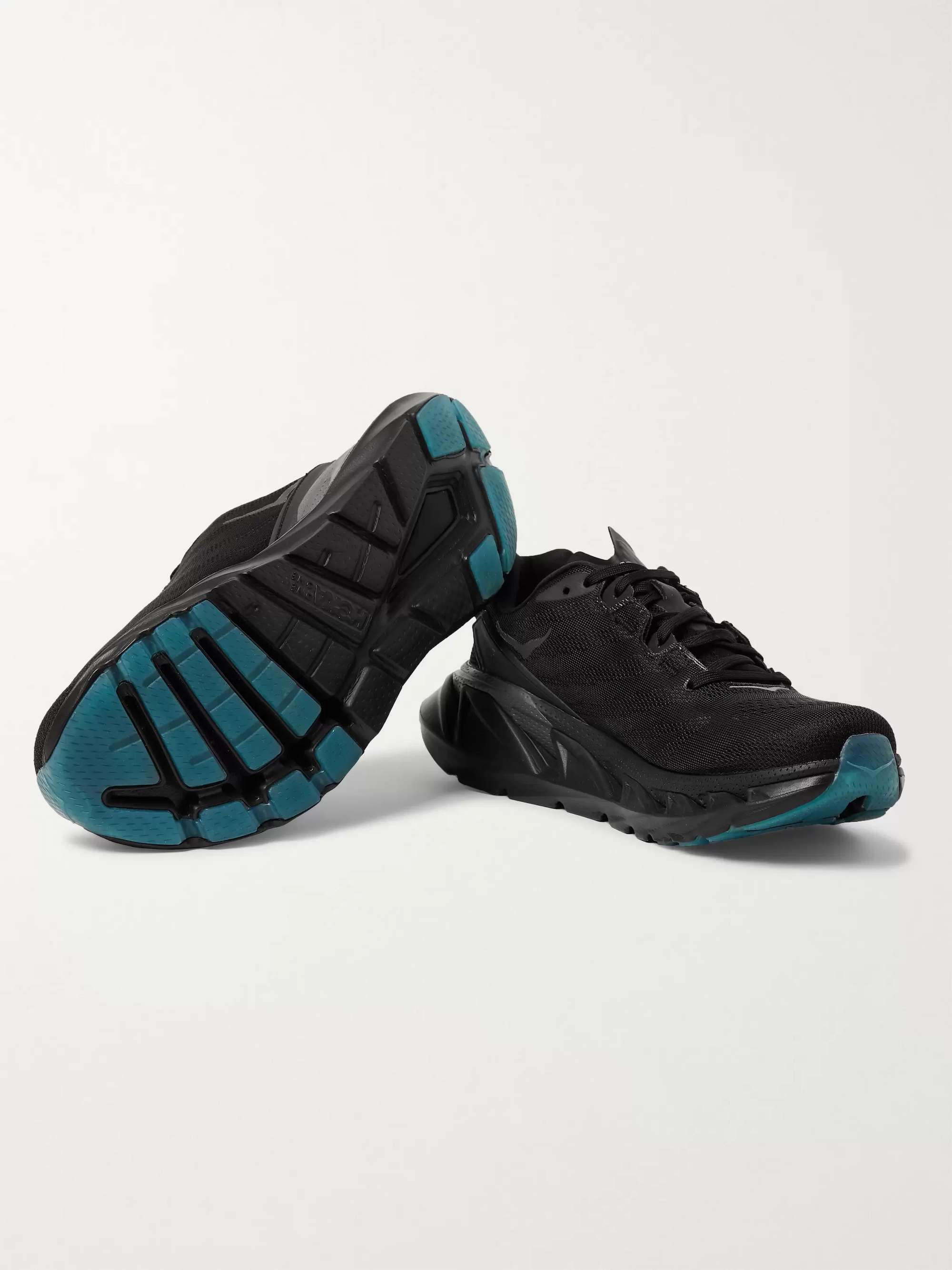HOKA Elevon 2 Rubber-Trimmed Mesh Sneakers