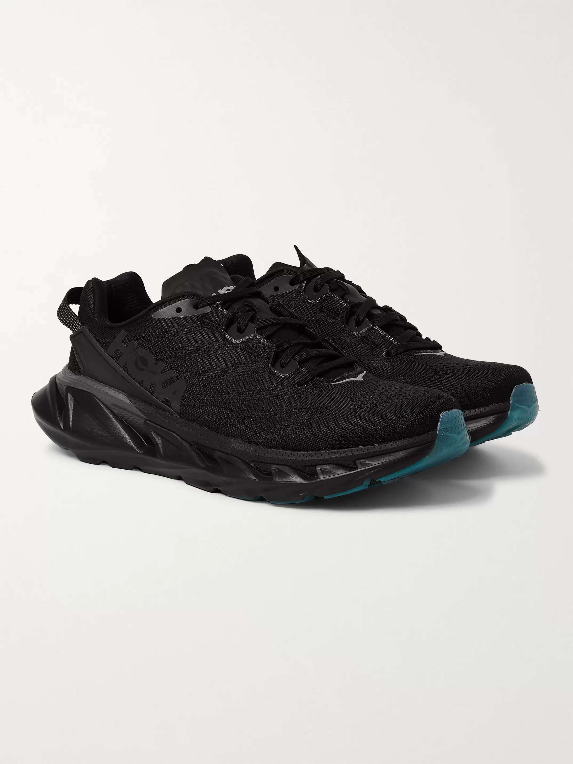 HOKA Elevon 2 Rubber-Trimmed Mesh Sneakers