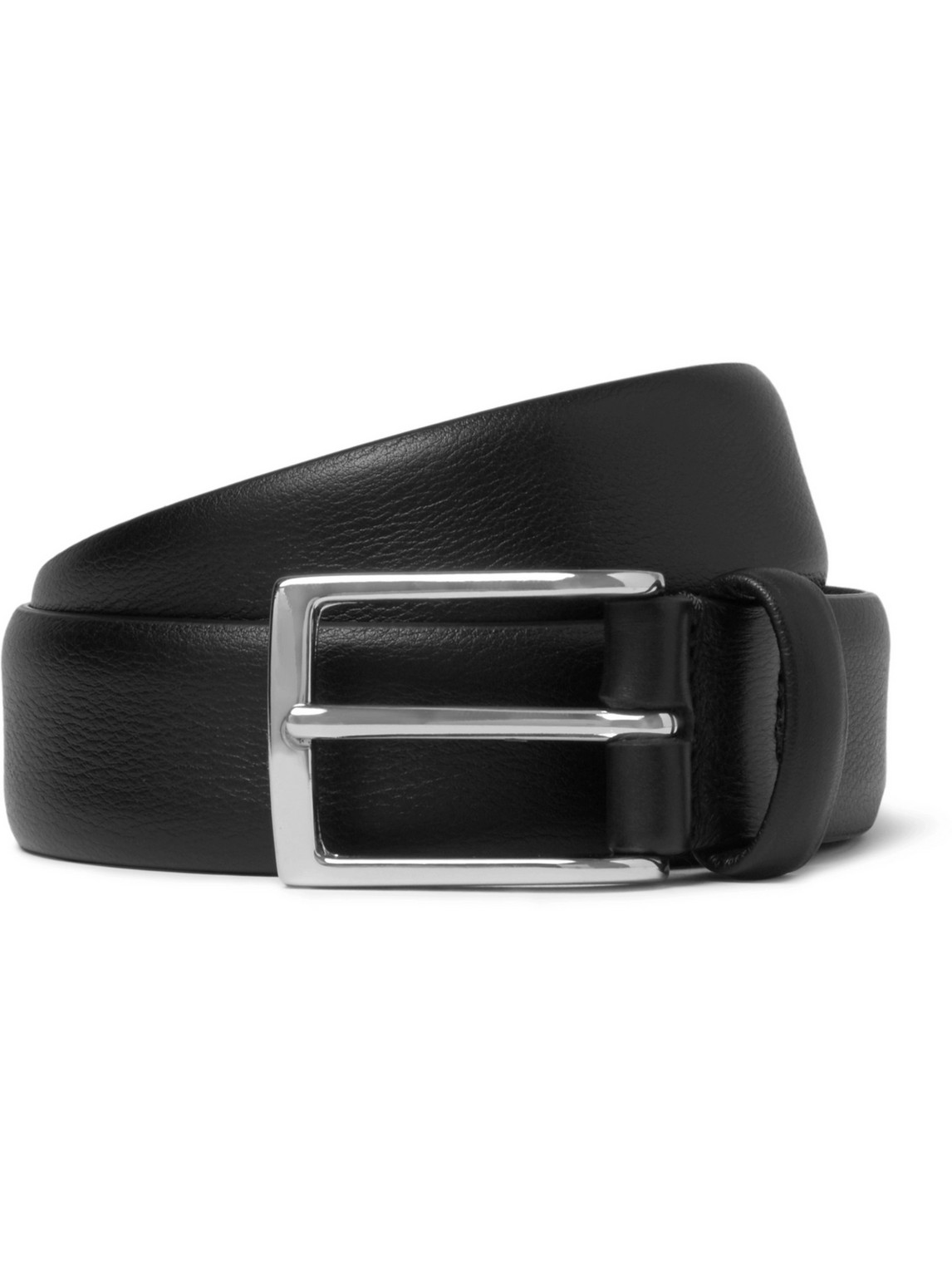 Shop Anderson's 3cm Black Leather Belt