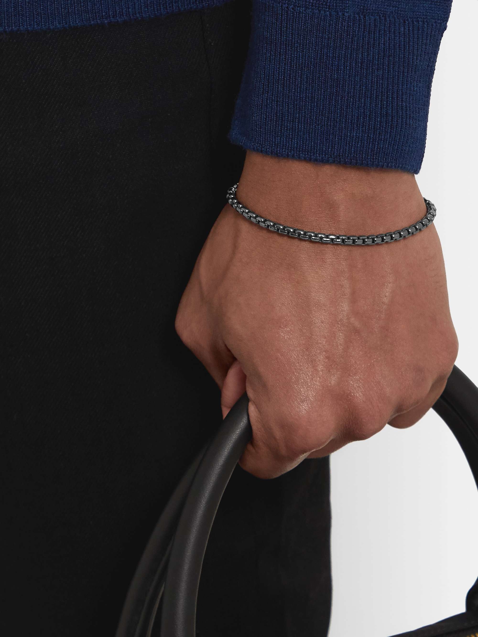TATEOSSIAN Pop Sleek Rhodium-Plated Bracelet