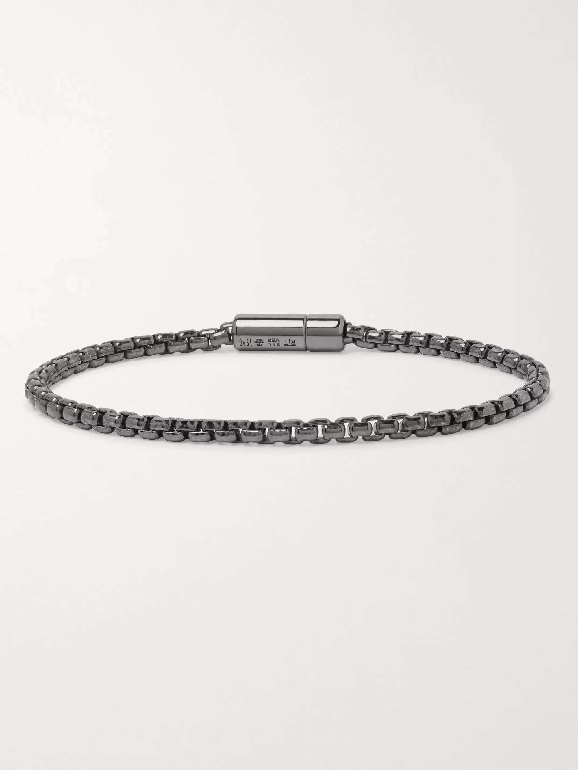 TATEOSSIAN Pop Sleek Rhodium-Plated Bracelet