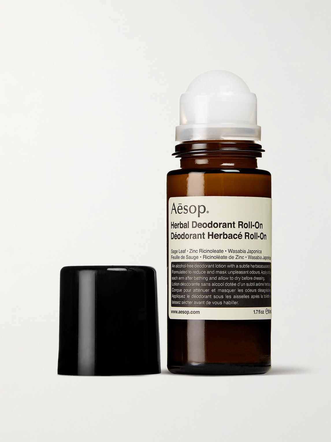 Shop Aesop Herbal Deodorant Roll-on, 50ml In Colorless