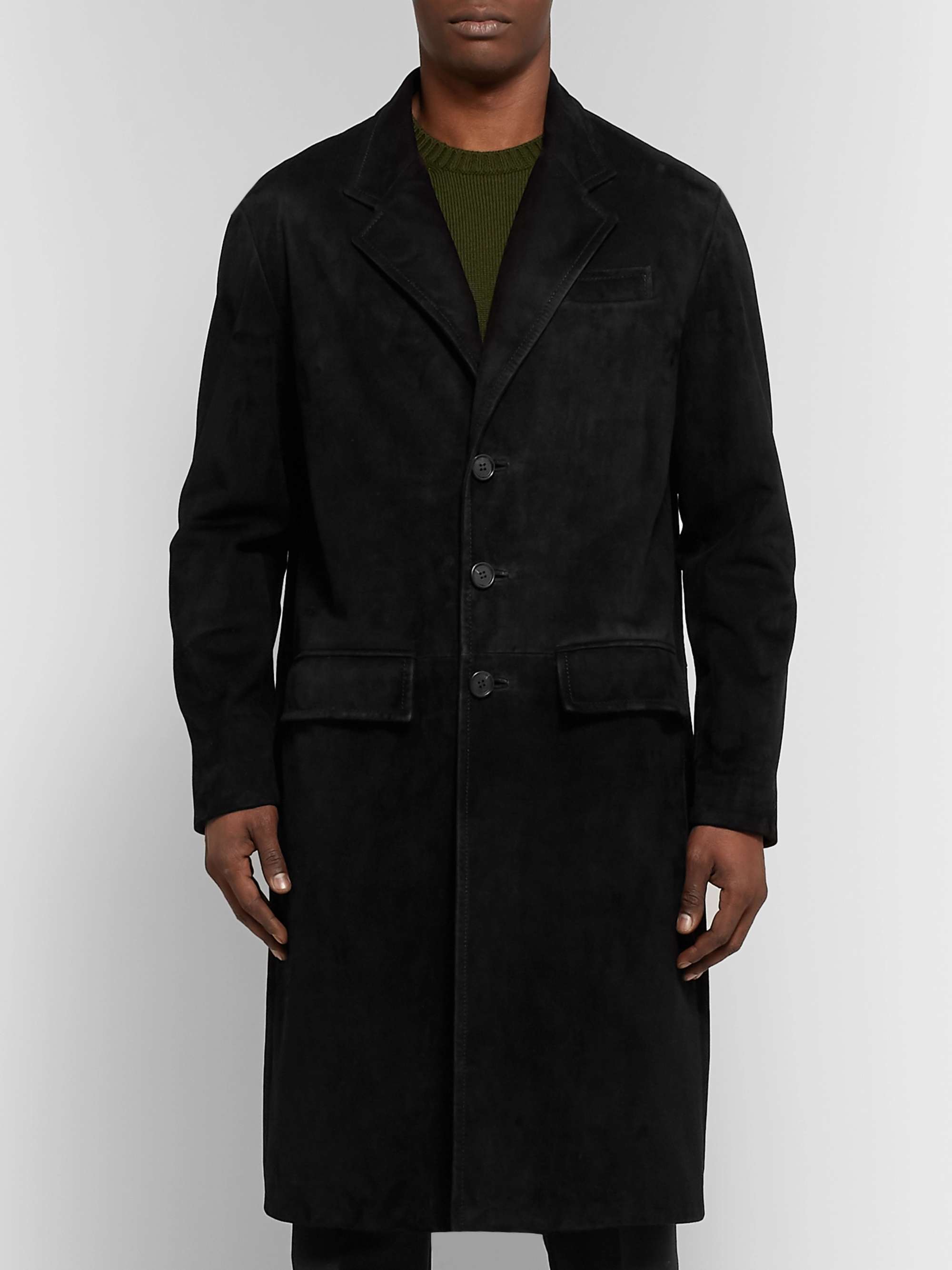 PRADA Suede Coat