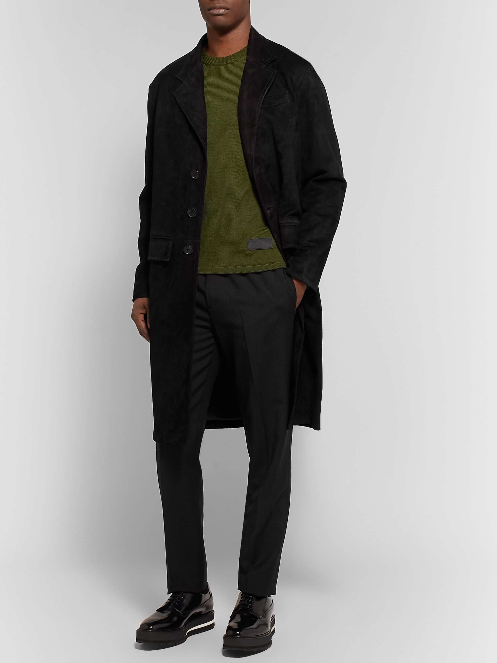 PRADA Suede Coat