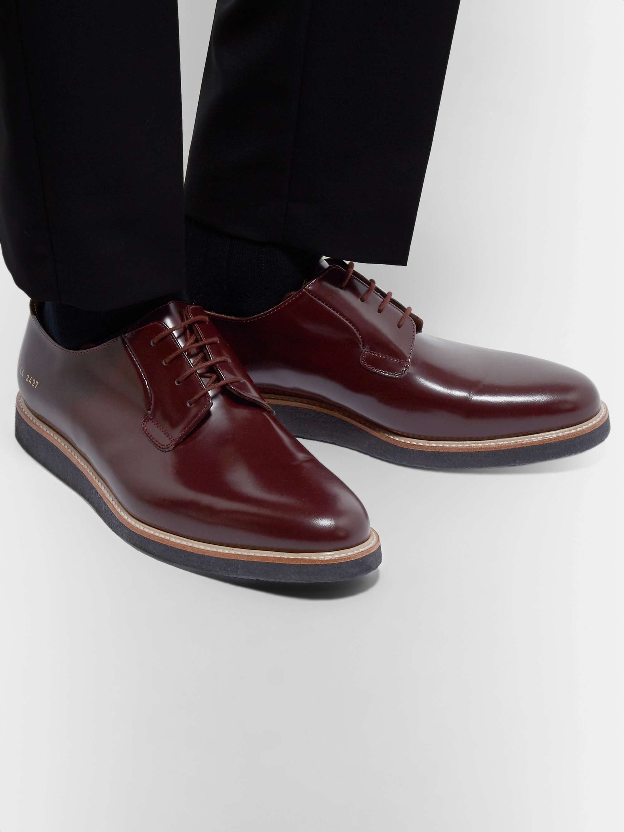 COMMON PROJECTS Polished-Leather Derby Shoes