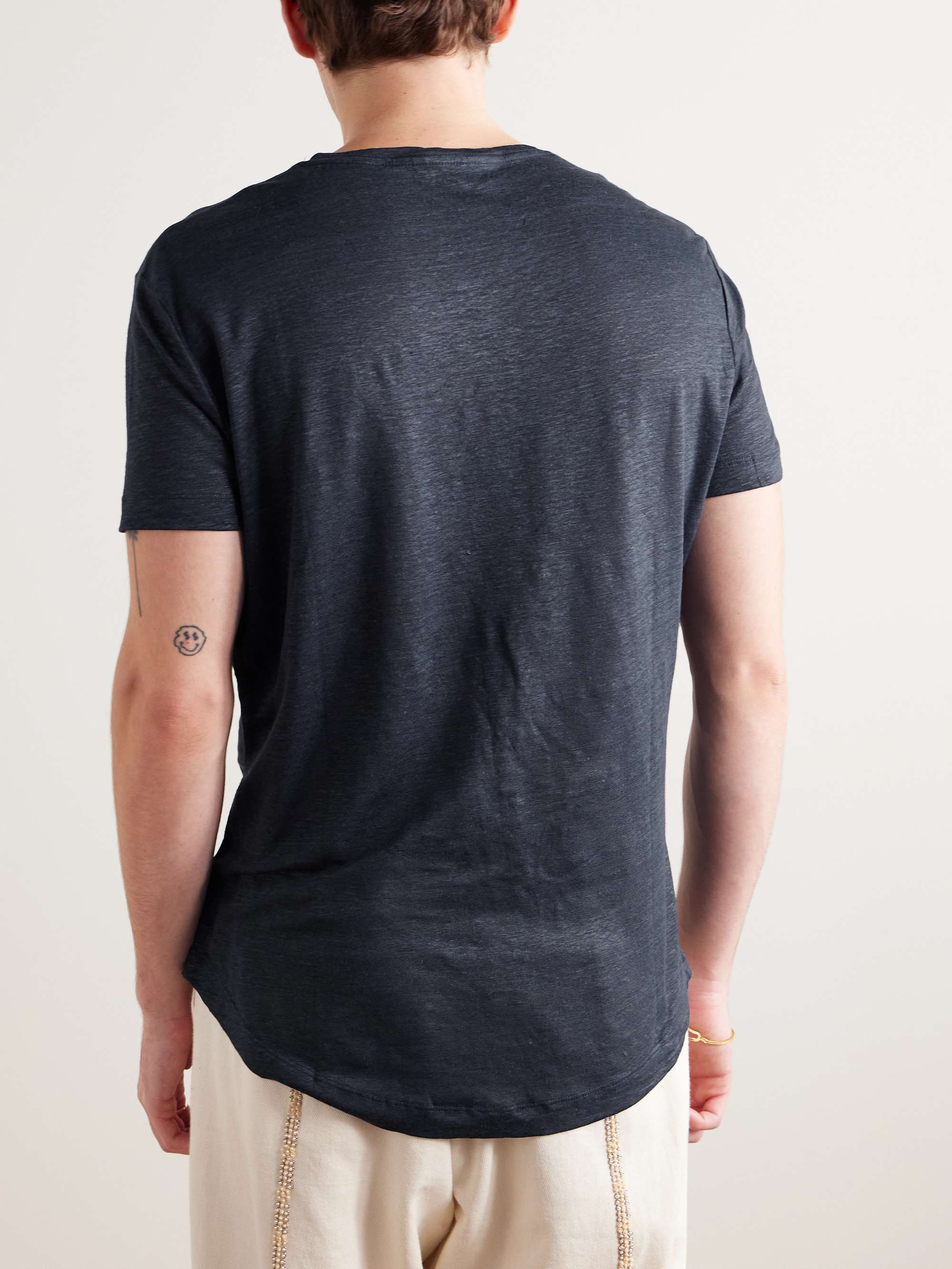 ORLEBAR BROWN OB-T Slim-Fit Slub Linen-Jersey T-Shirt
