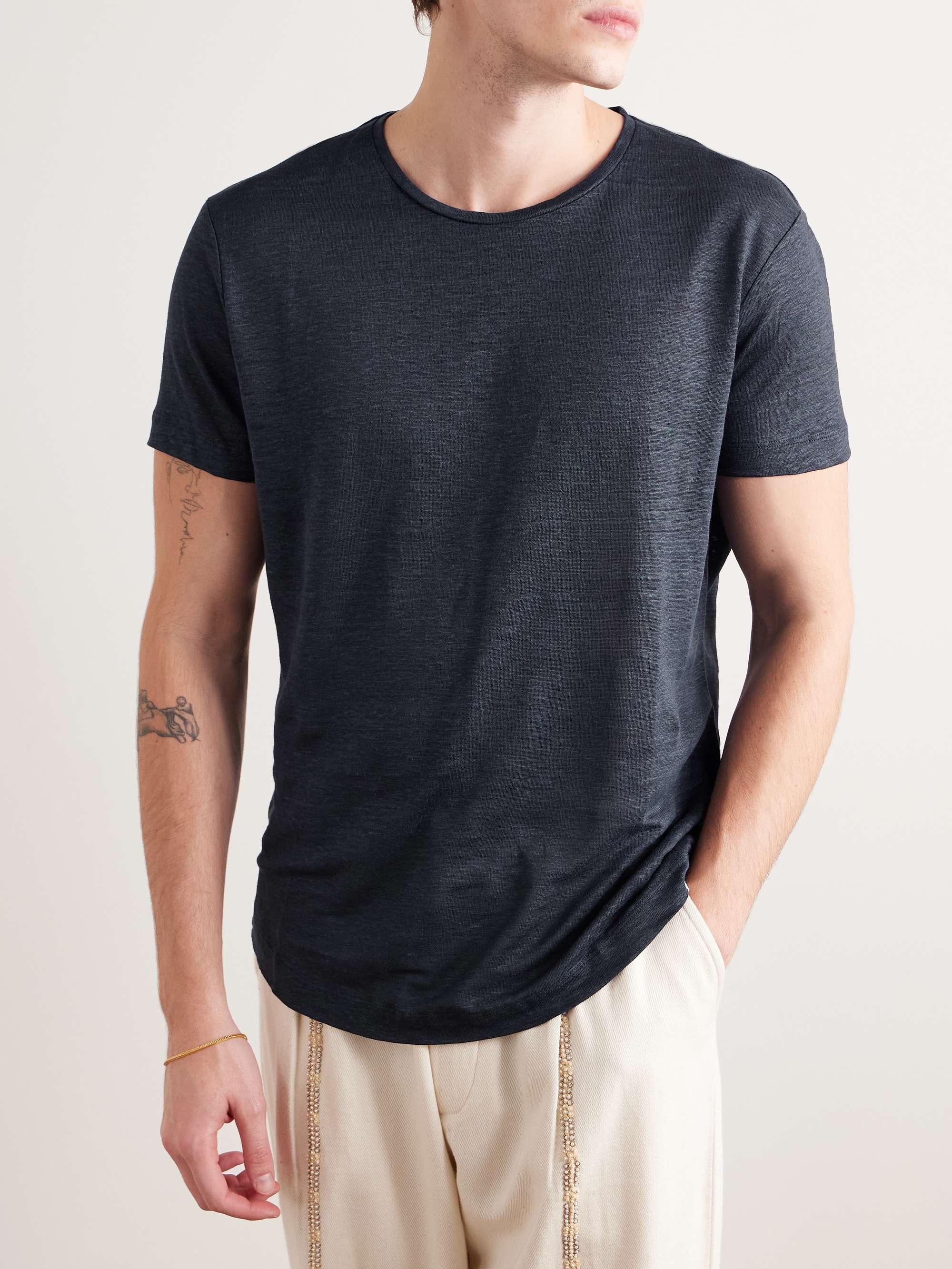 ORLEBAR BROWN OB-T Slim-Fit Slub Linen-Jersey T-Shirt