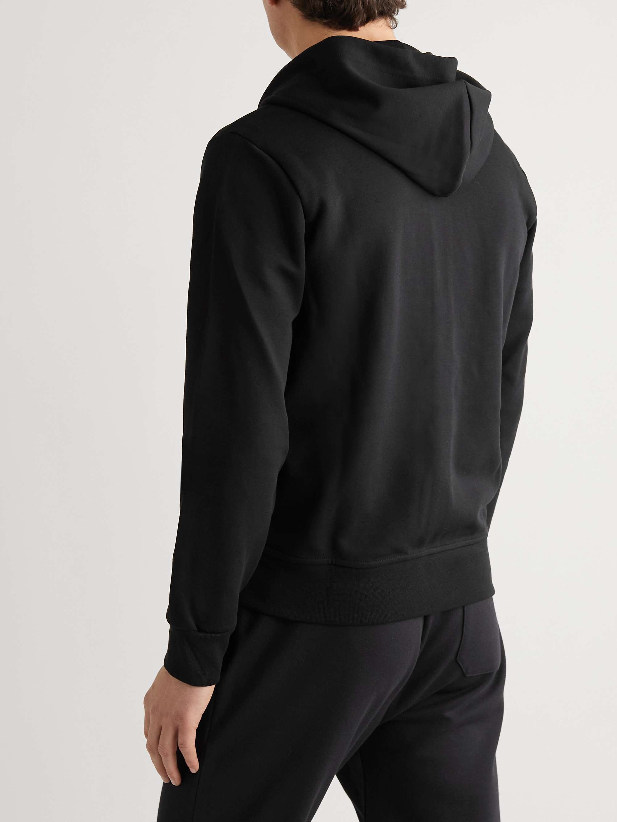 POLO RALPH LAUREN Jersey Zip-Up Hoodie