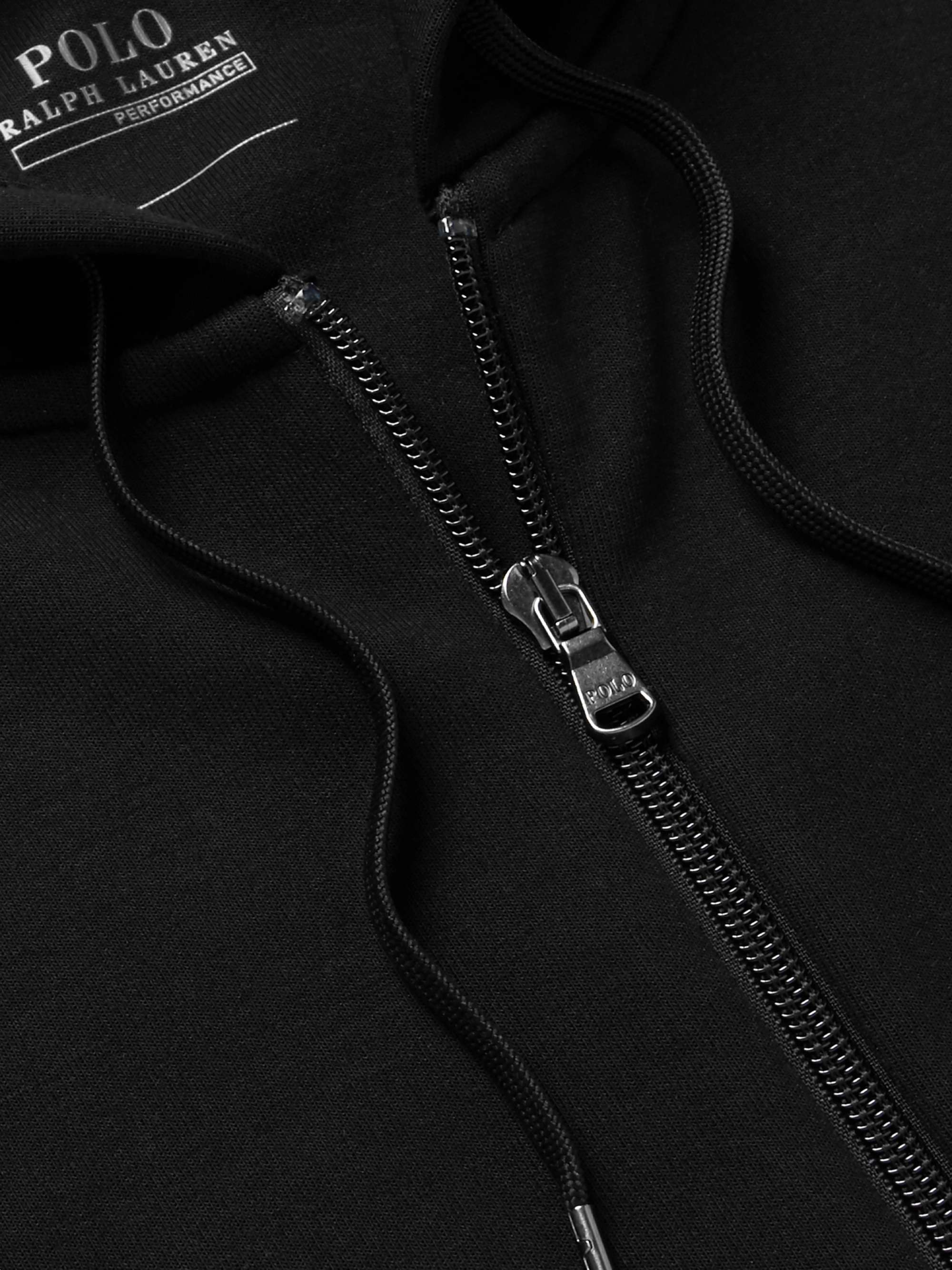 POLO RALPH LAUREN Jersey Zip-Up Hoodie