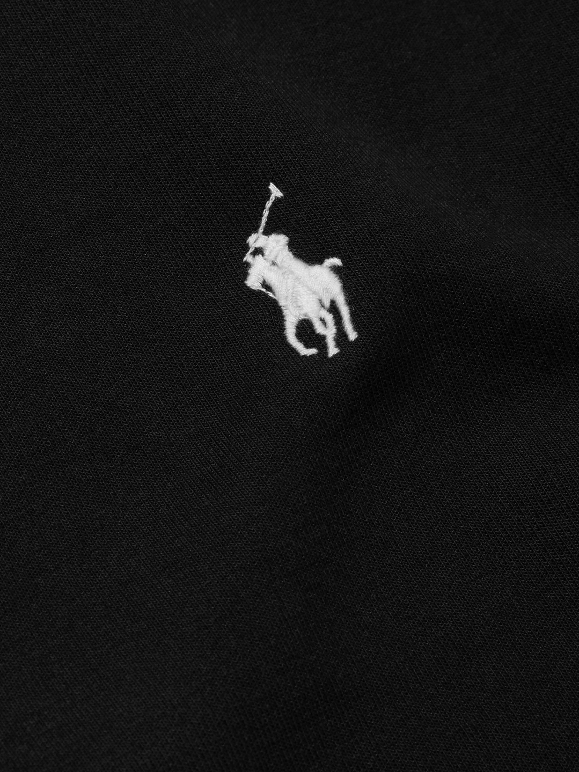 POLO RALPH LAUREN Jersey Zip-Up Hoodie