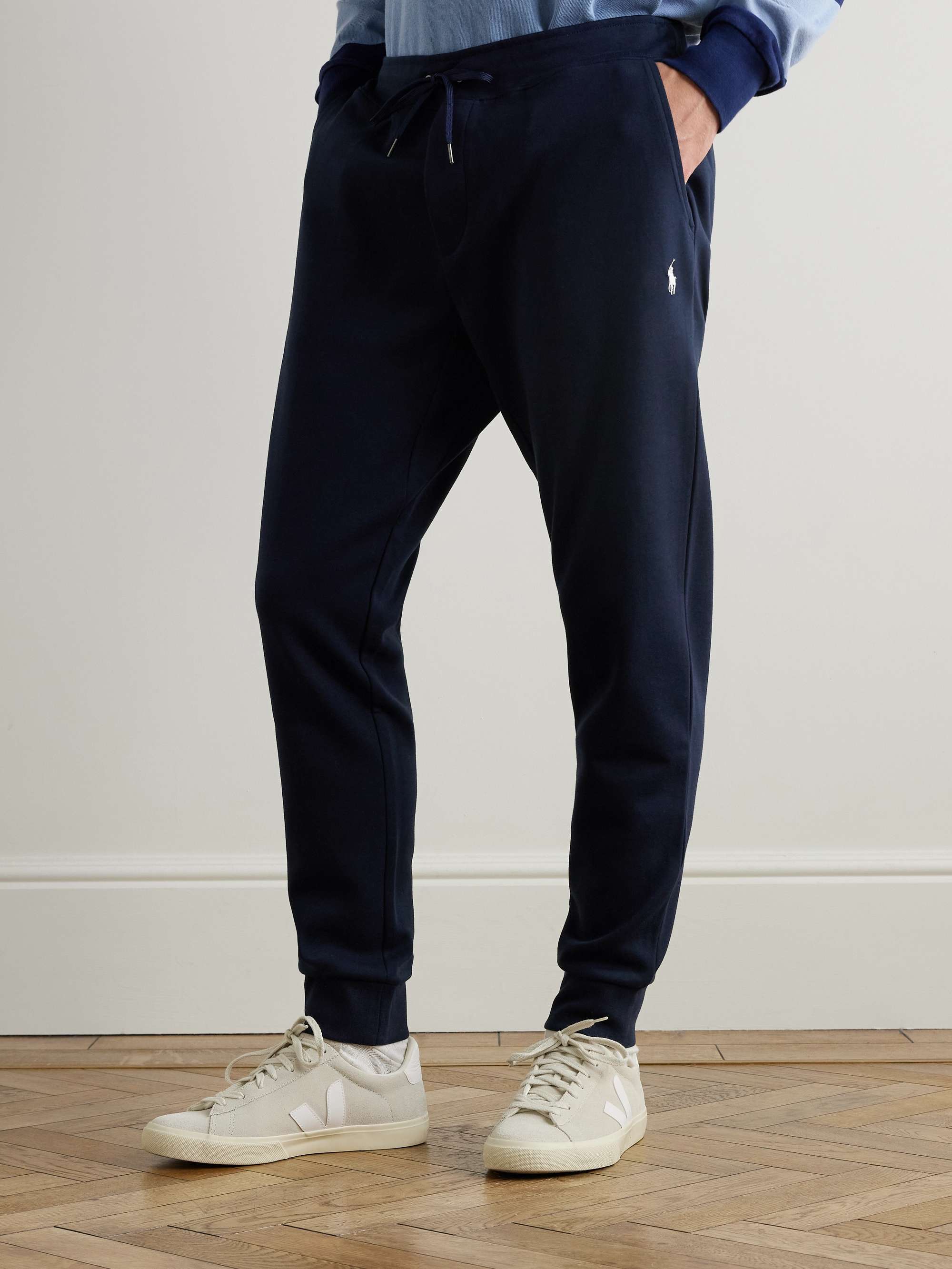 POLO RALPH LAUREN Slim-Fit Mélange Tapered Jersey Sweatpants