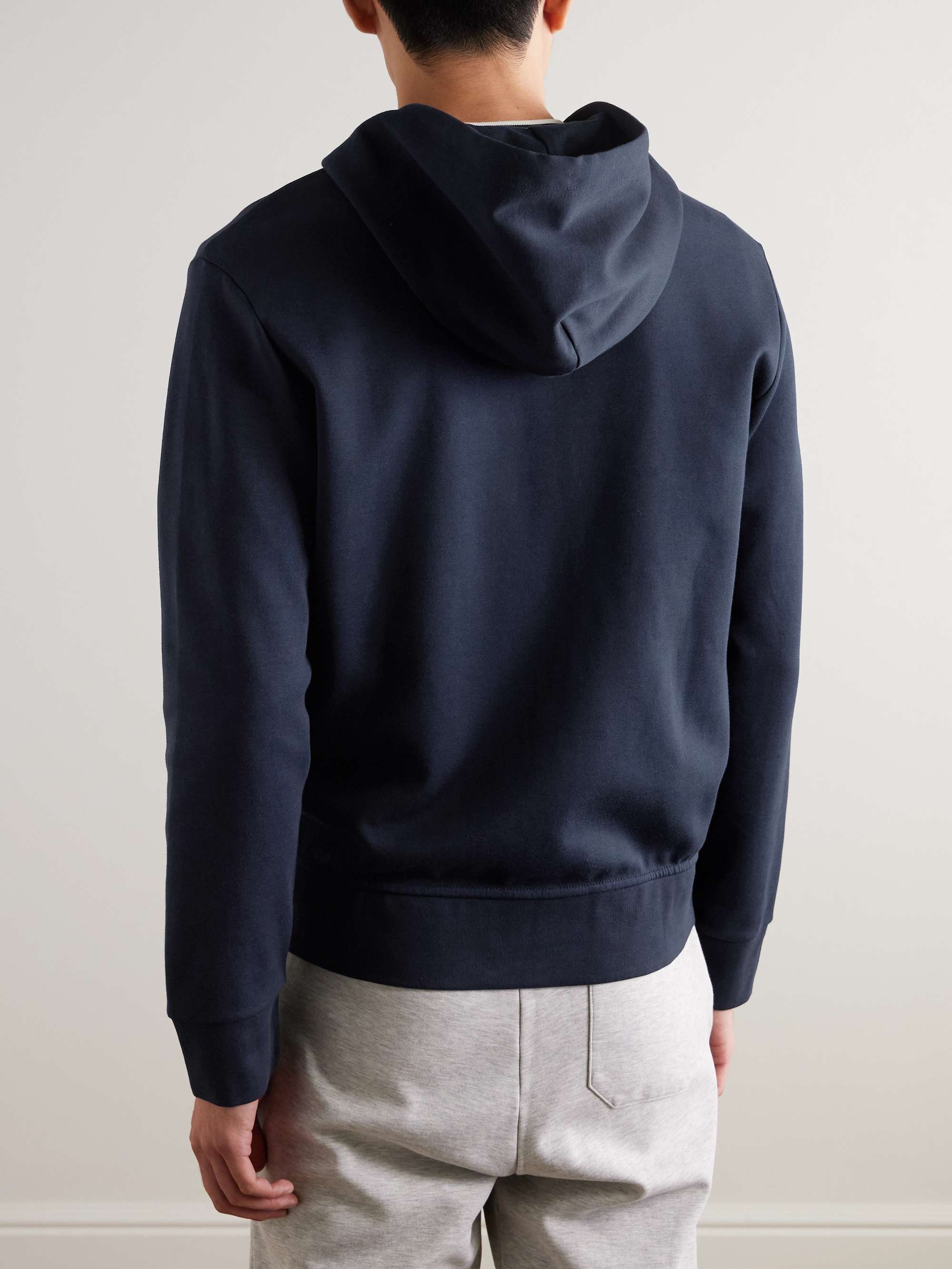 POLO RALPH LAUREN Jersey Zip-Up Hoodie