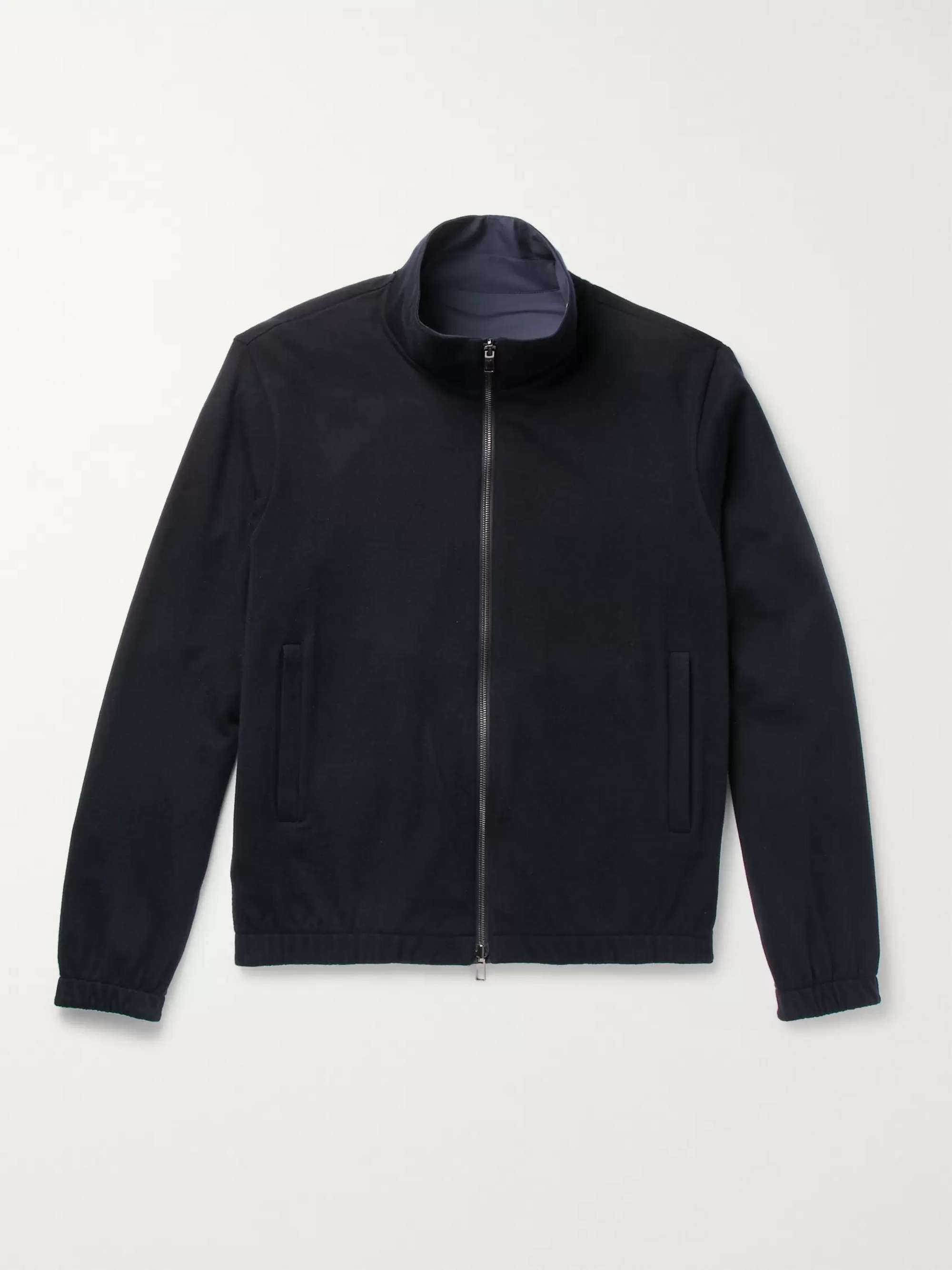 LORO PIANA Reversible Windmate Storm System® Shell and Cashmere Bomber Jacket