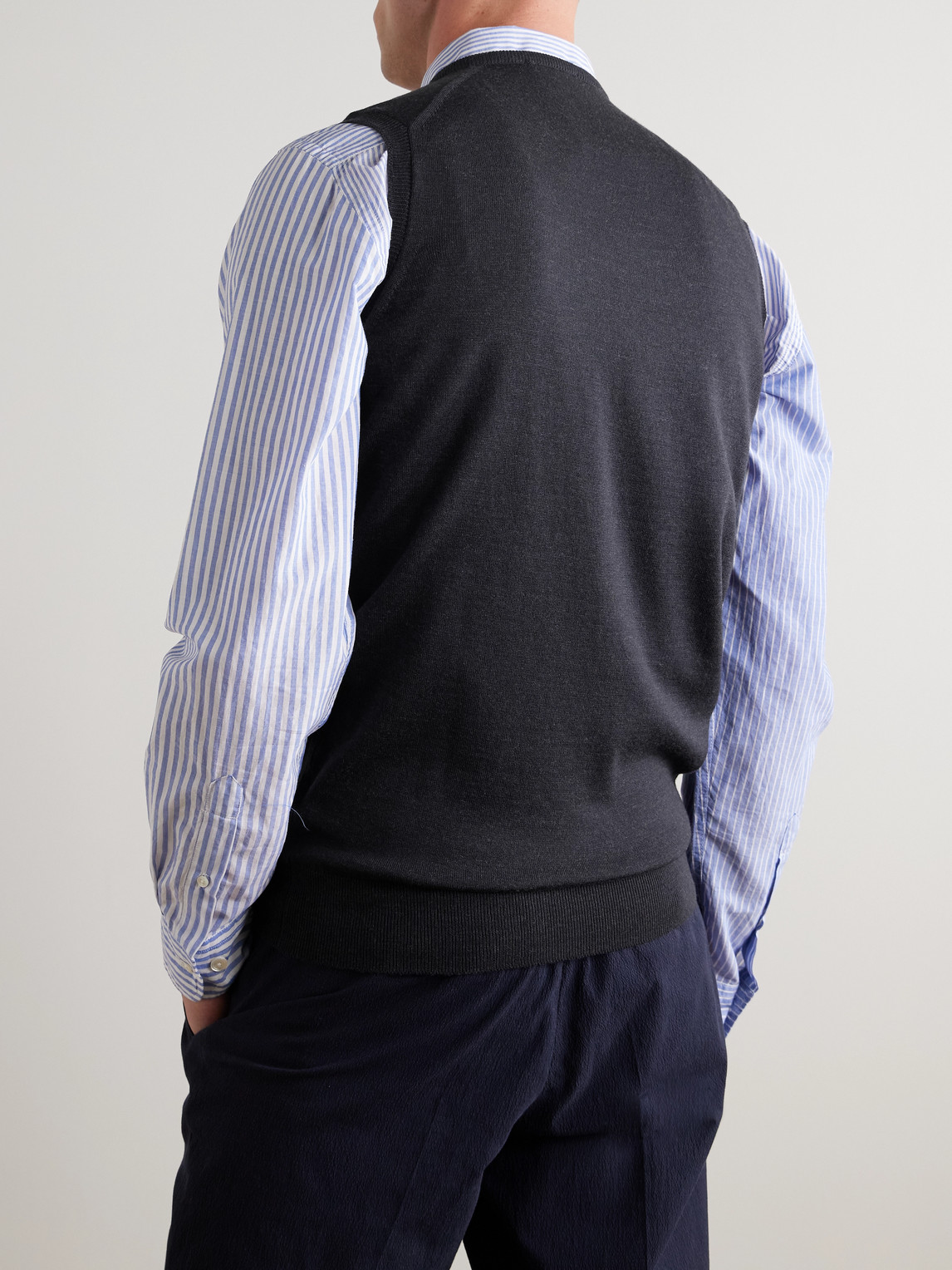 John Smedley Hadfield Slim-fit Merino Wool Sweater Vest