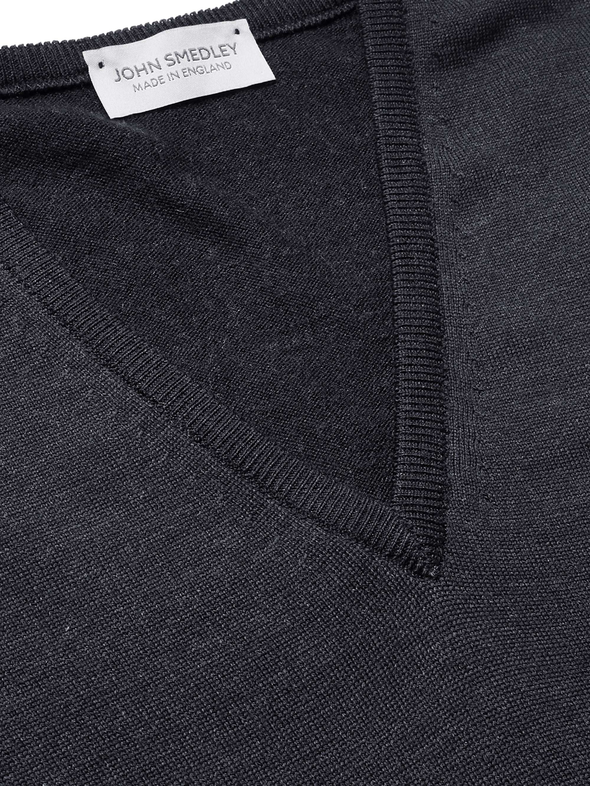 JOHN SMEDLEY Hadfield Slim-Fit Merino Wool Sweater Vest