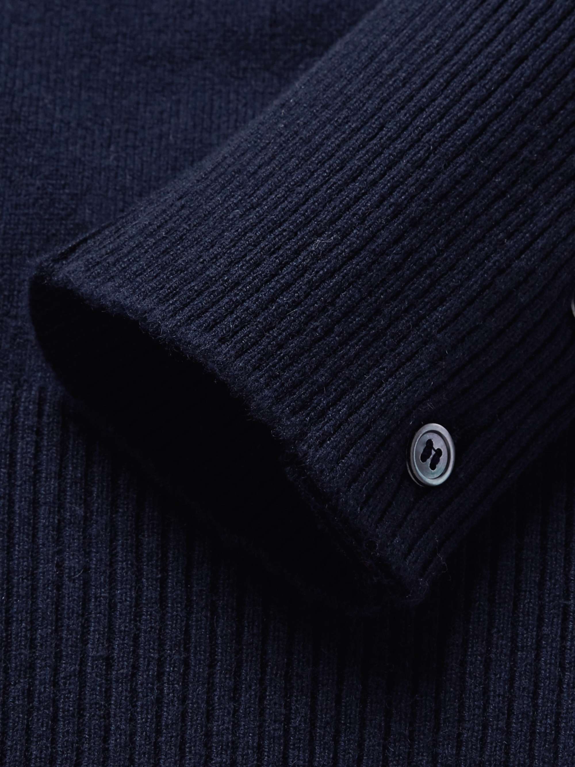 THOM BROWNE Slim-Fit Striped Cashmere Sweater