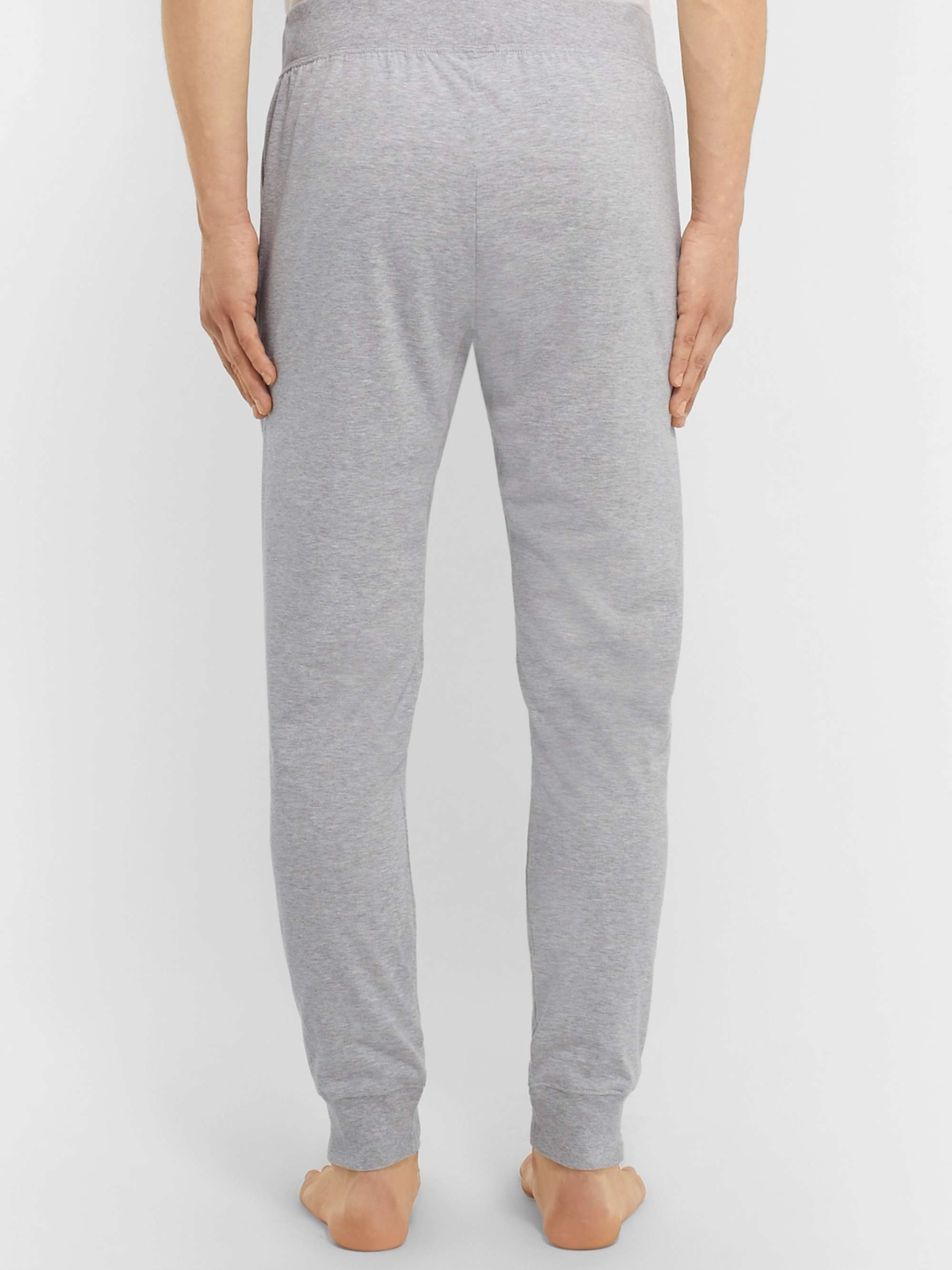 HANDVAERK Tapered Pima Cotton-Jersey Pyjama Trousers