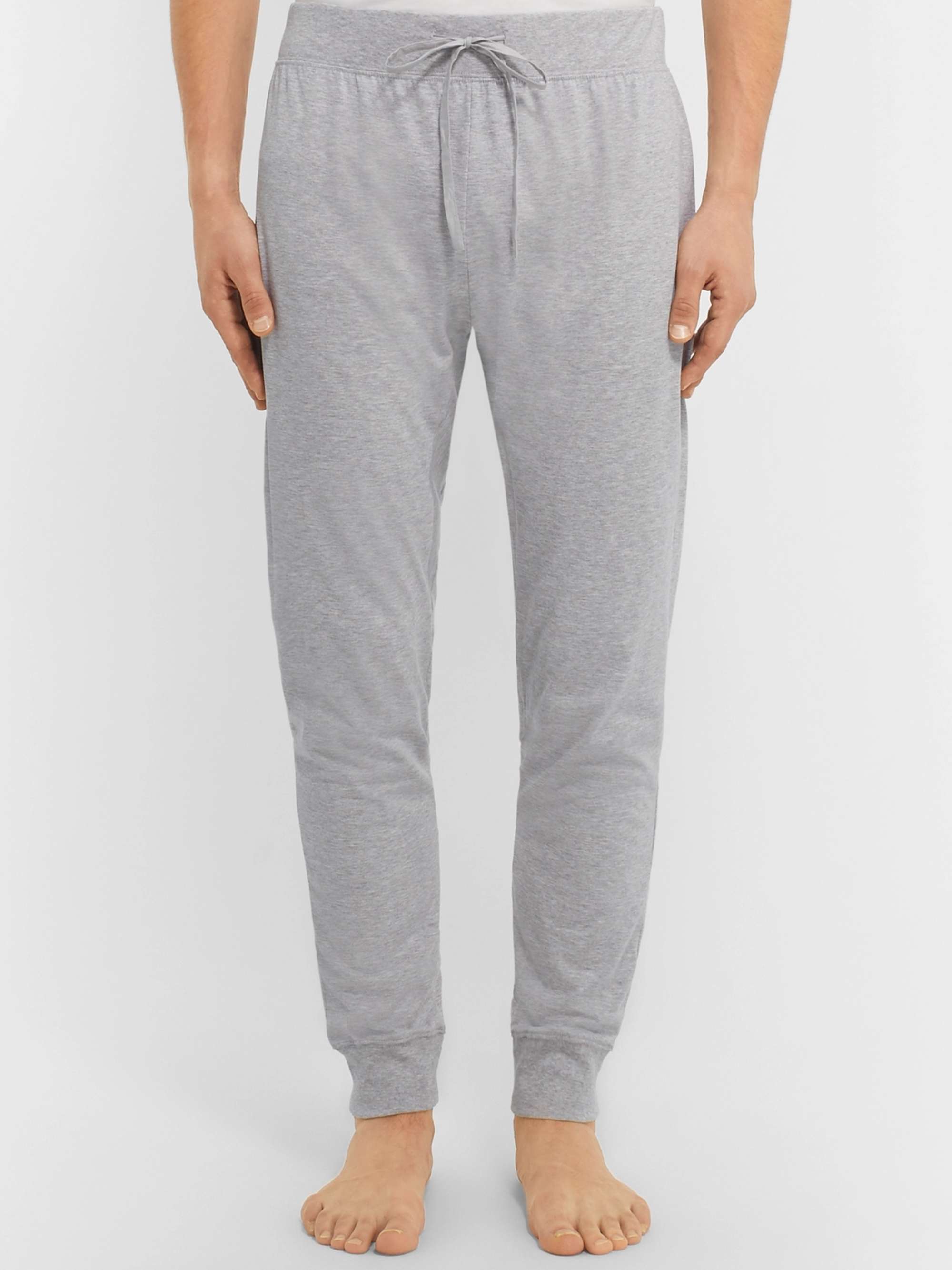 HANDVAERK Tapered Pima Cotton-Jersey Pyjama Trousers