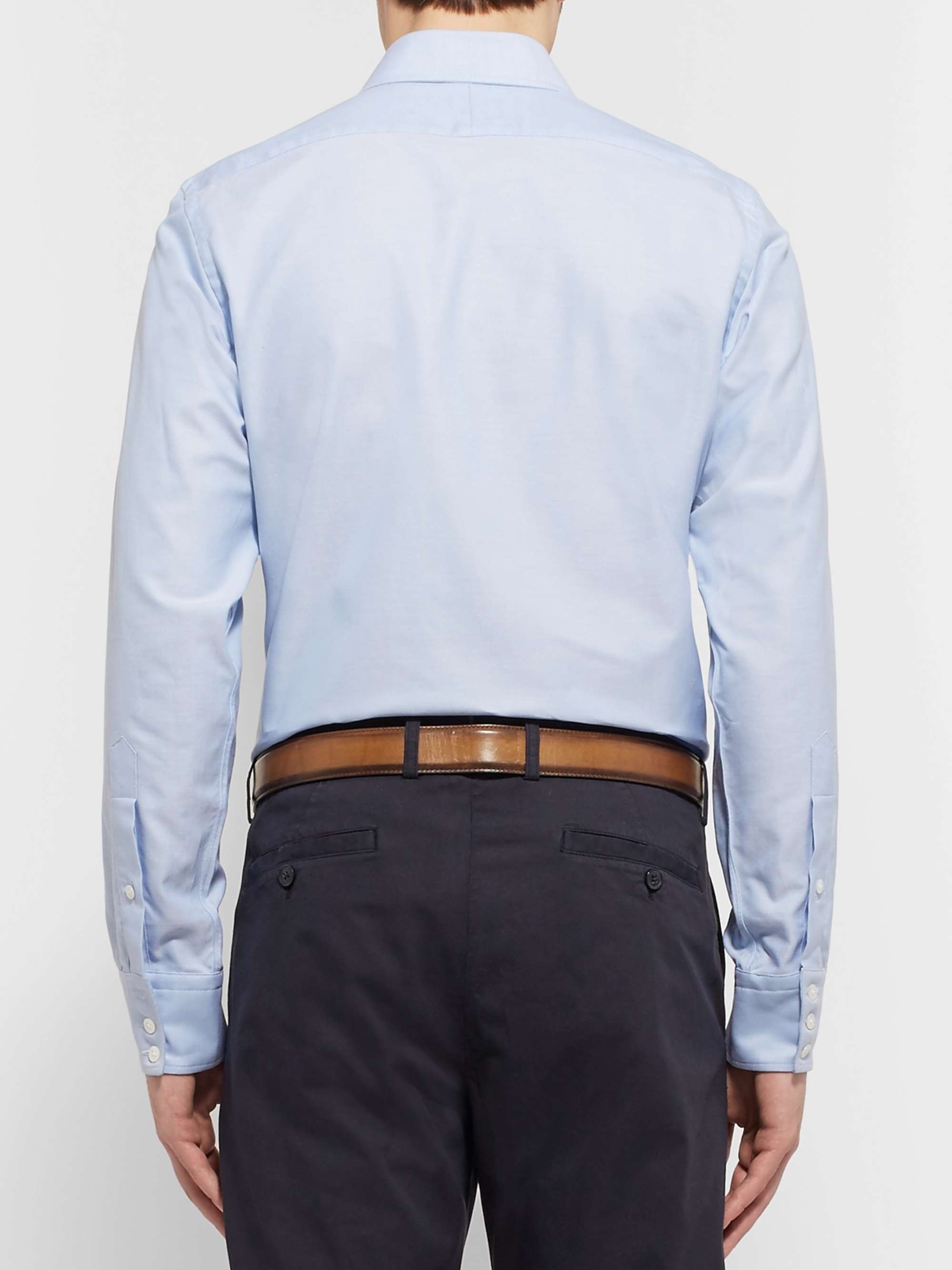 BERLUTI 3.5cm Brown Classic Leather Belt