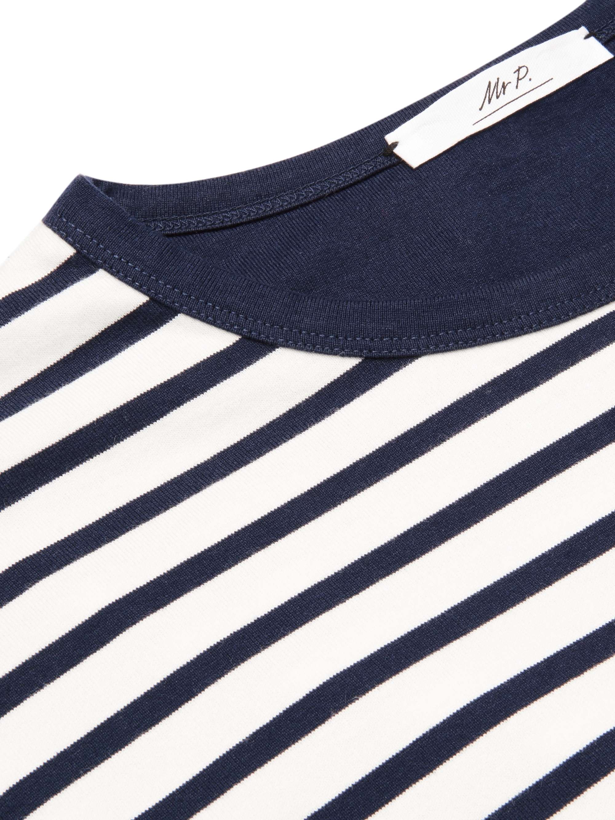 MR P. Striped Long-Sleeved Cotton-Jersey T-Shirt for Men | MR PORTER
