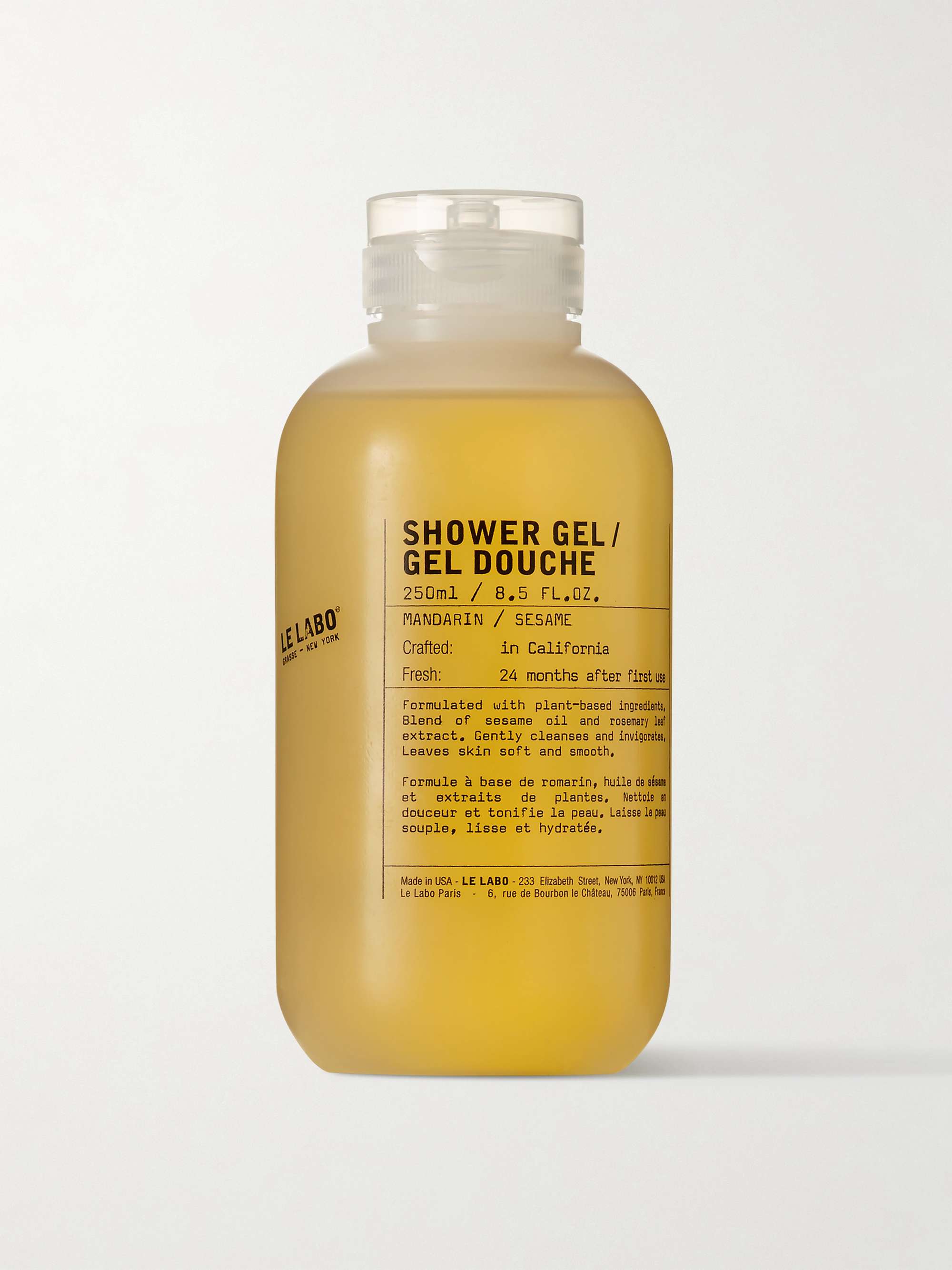 LE LABO Shower Gel Mandarin, 250ml for Men MR PORTER