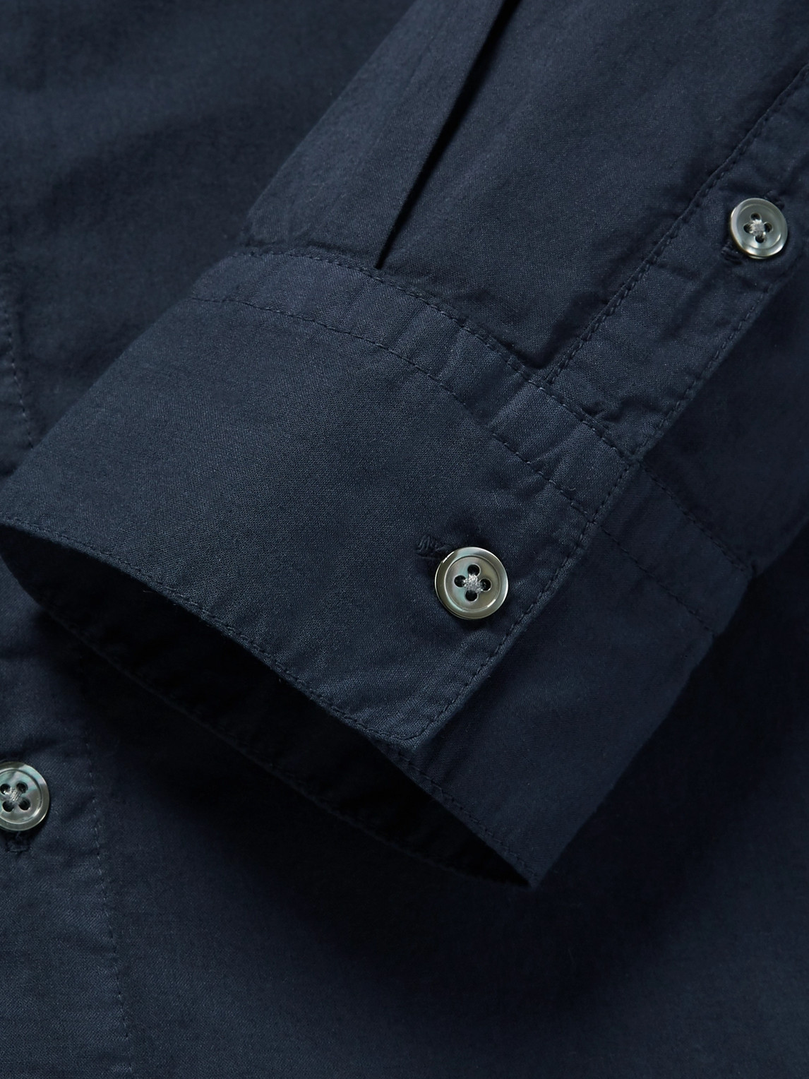 James Perse Cotton-poplin Shirt In Blue