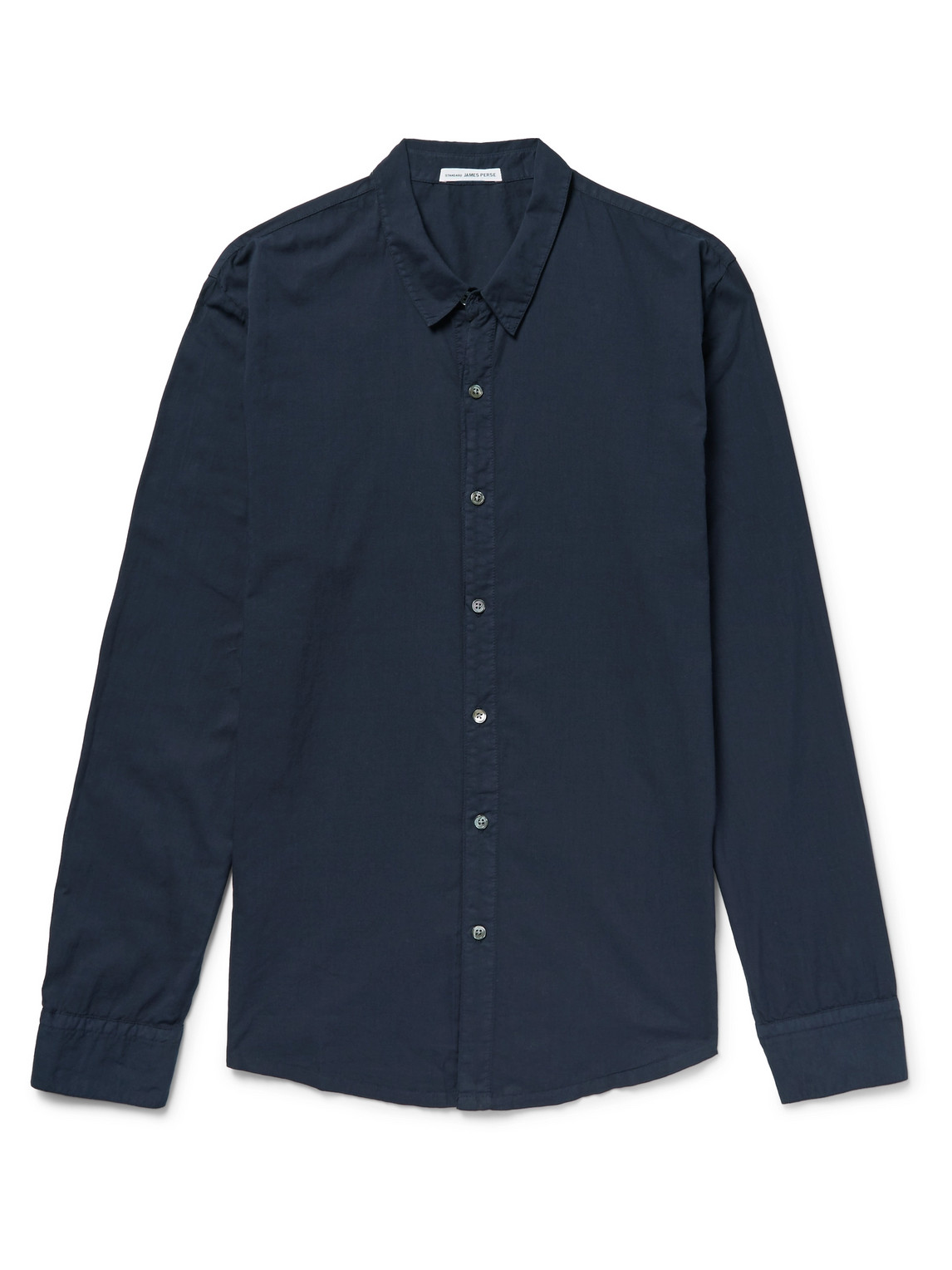 James Perse Cotton-poplin Shirt In Blue