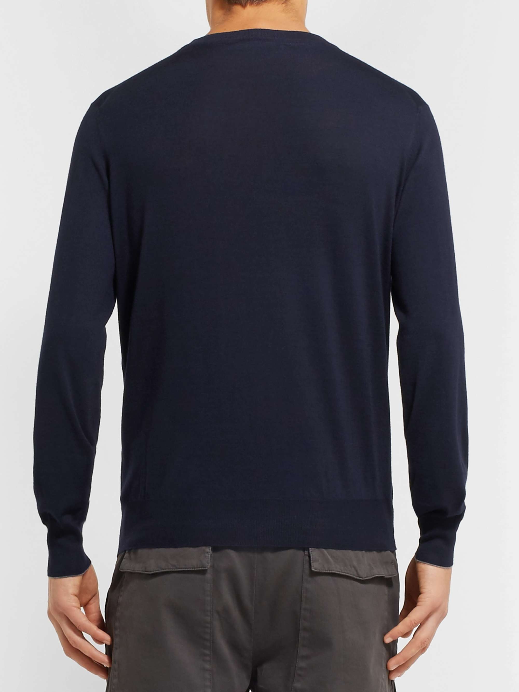 BRUNELLO CUCINELLI Wool and Cashmere-Blend Sweater