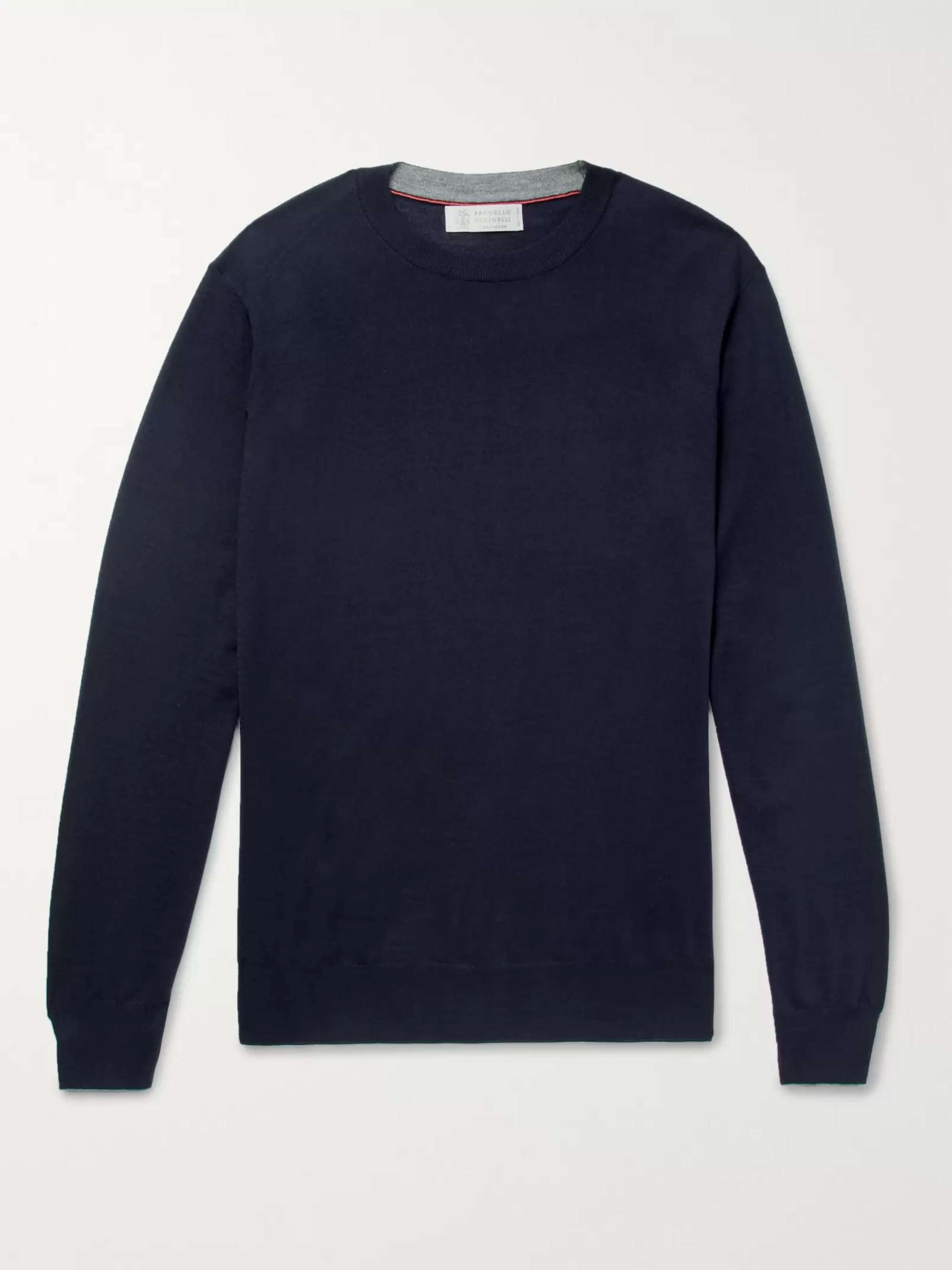 BRUNELLO CUCINELLI Wool and Cashmere-Blend Sweater