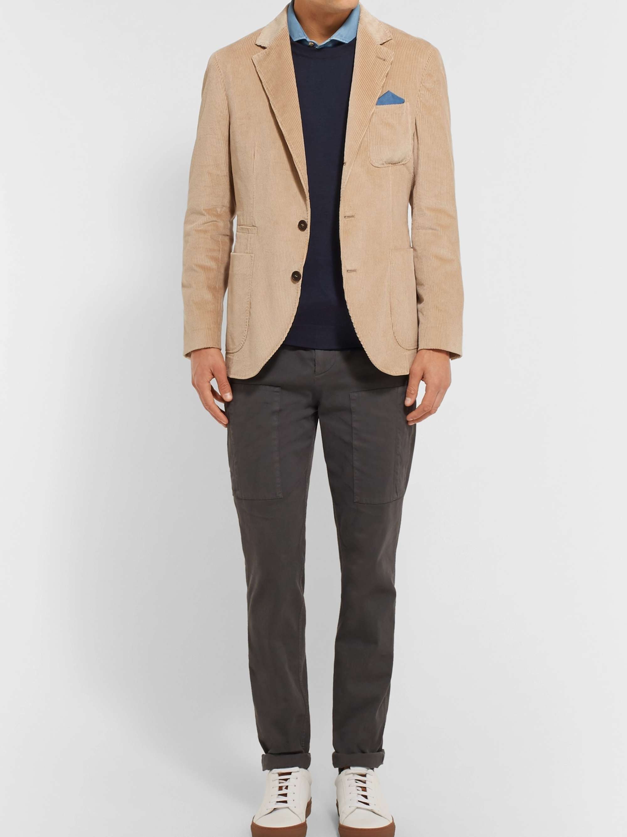 BRUNELLO CUCINELLI Wool and Cashmere-Blend Sweater
