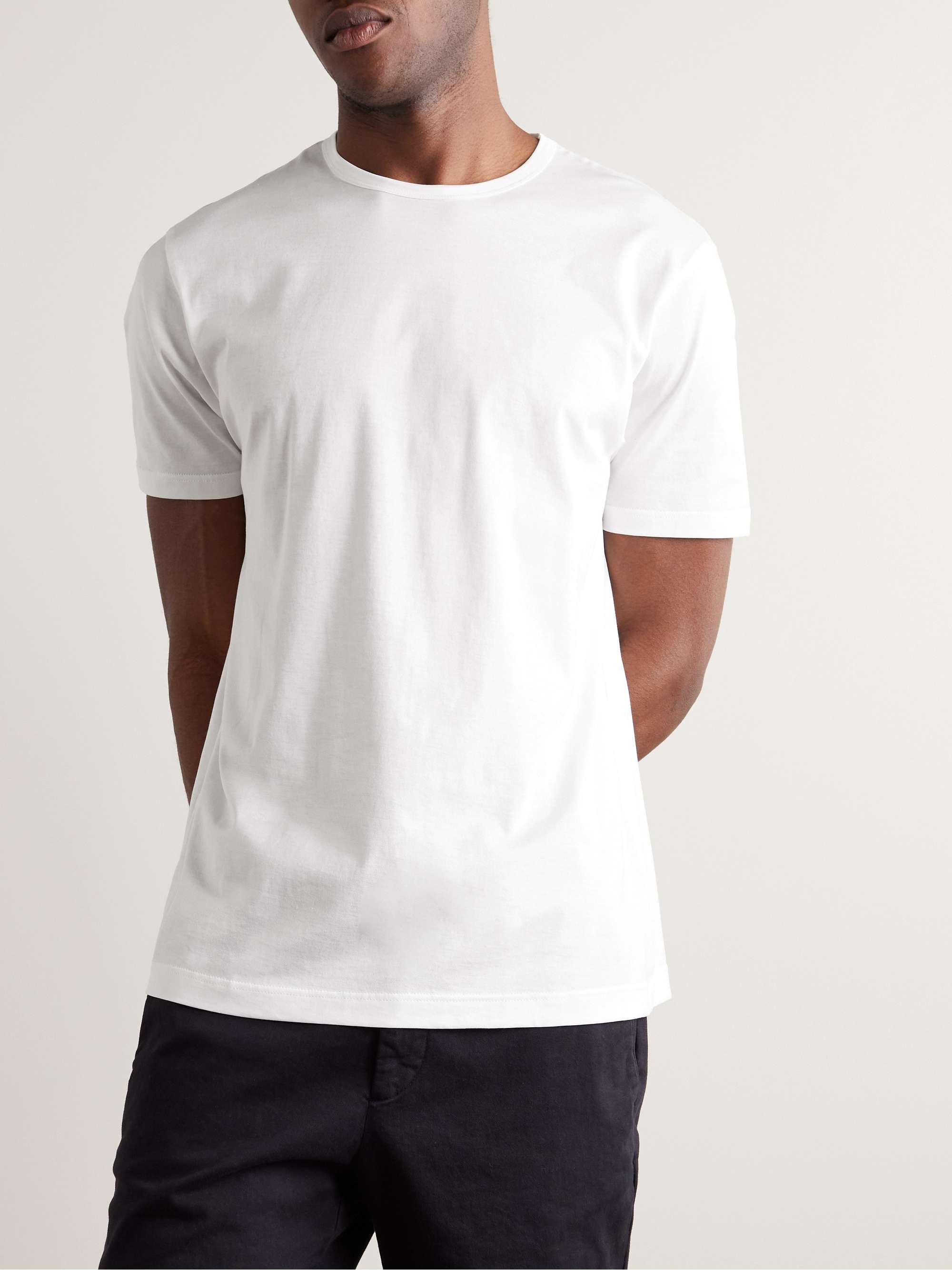 SUNSPEL Supima Cotton-Jersey T-Shirt