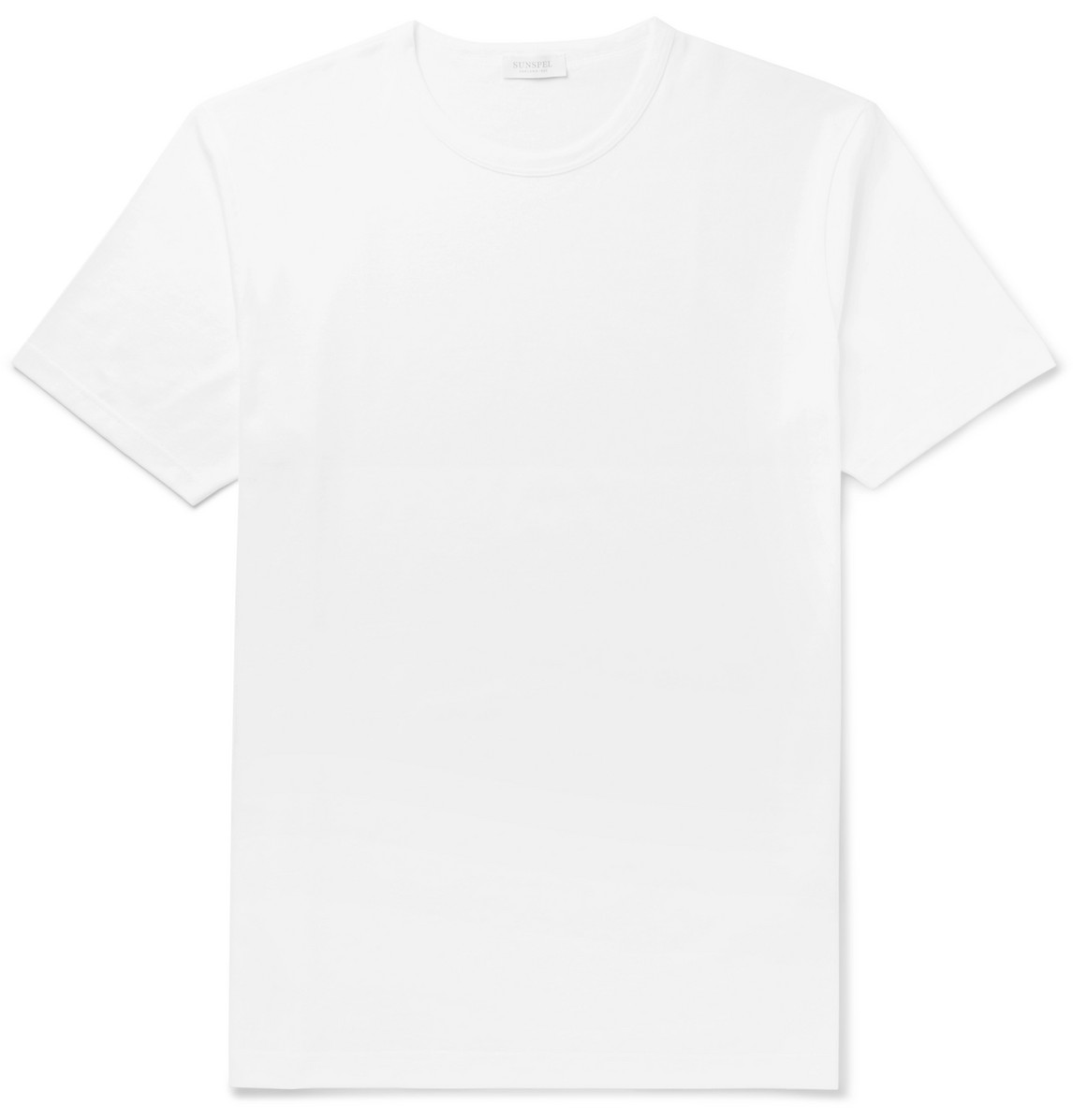 Sunspel Cotton-jersey T-shirt In White