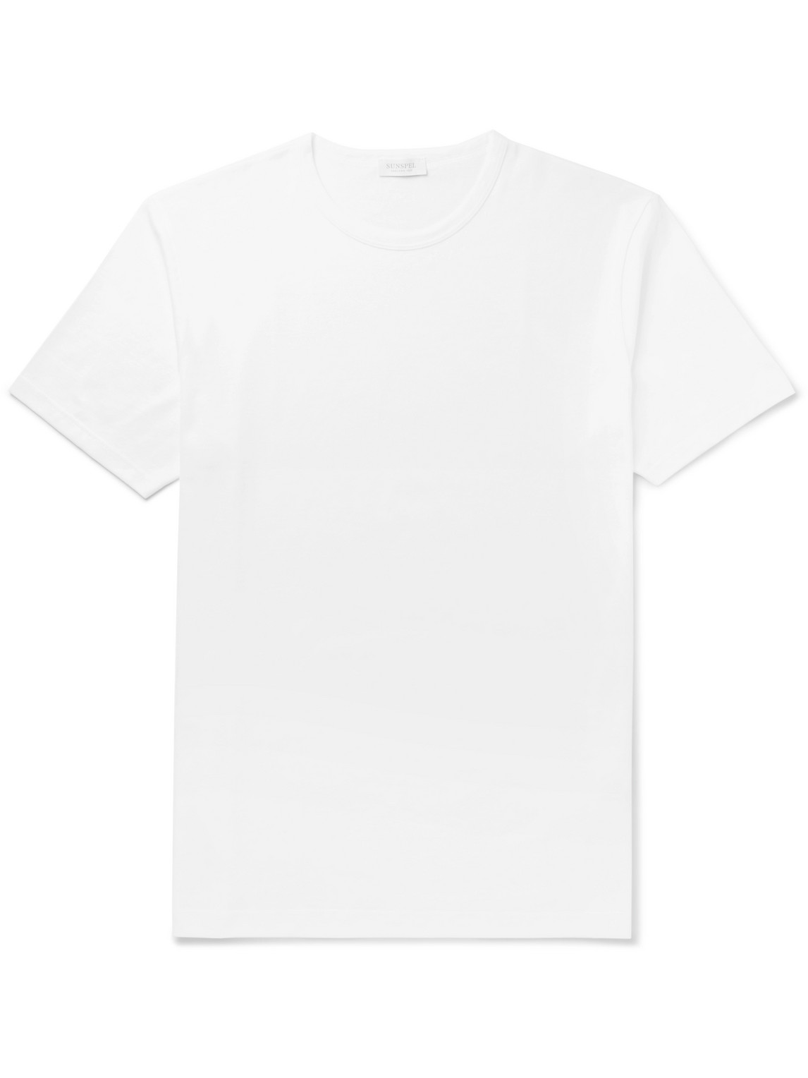 Sunspel Cotton-jersey T-shirt In White