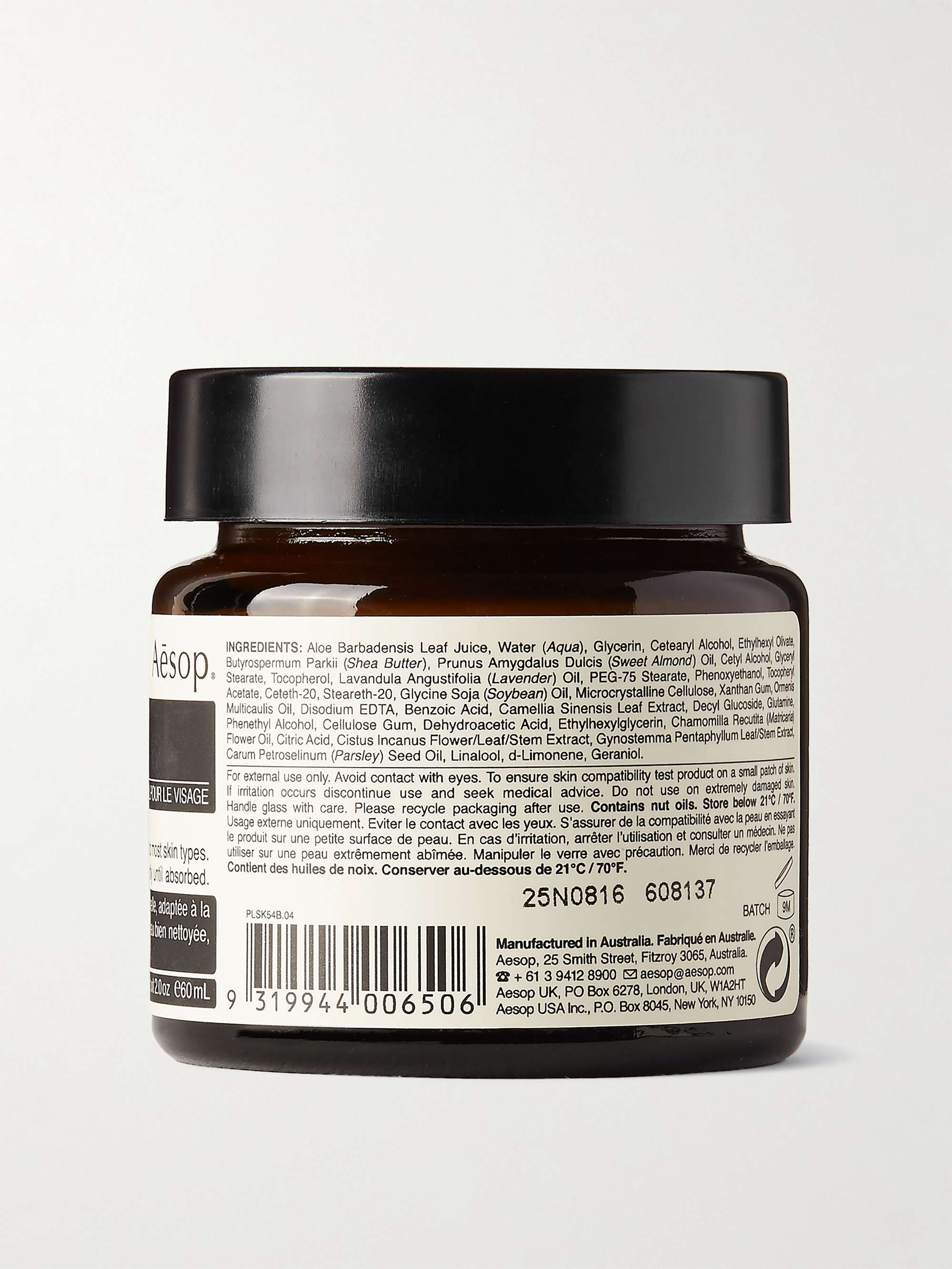 AESOP Parsley Seed Anti-Oxidant Facial Hydrating Cream, 60ml