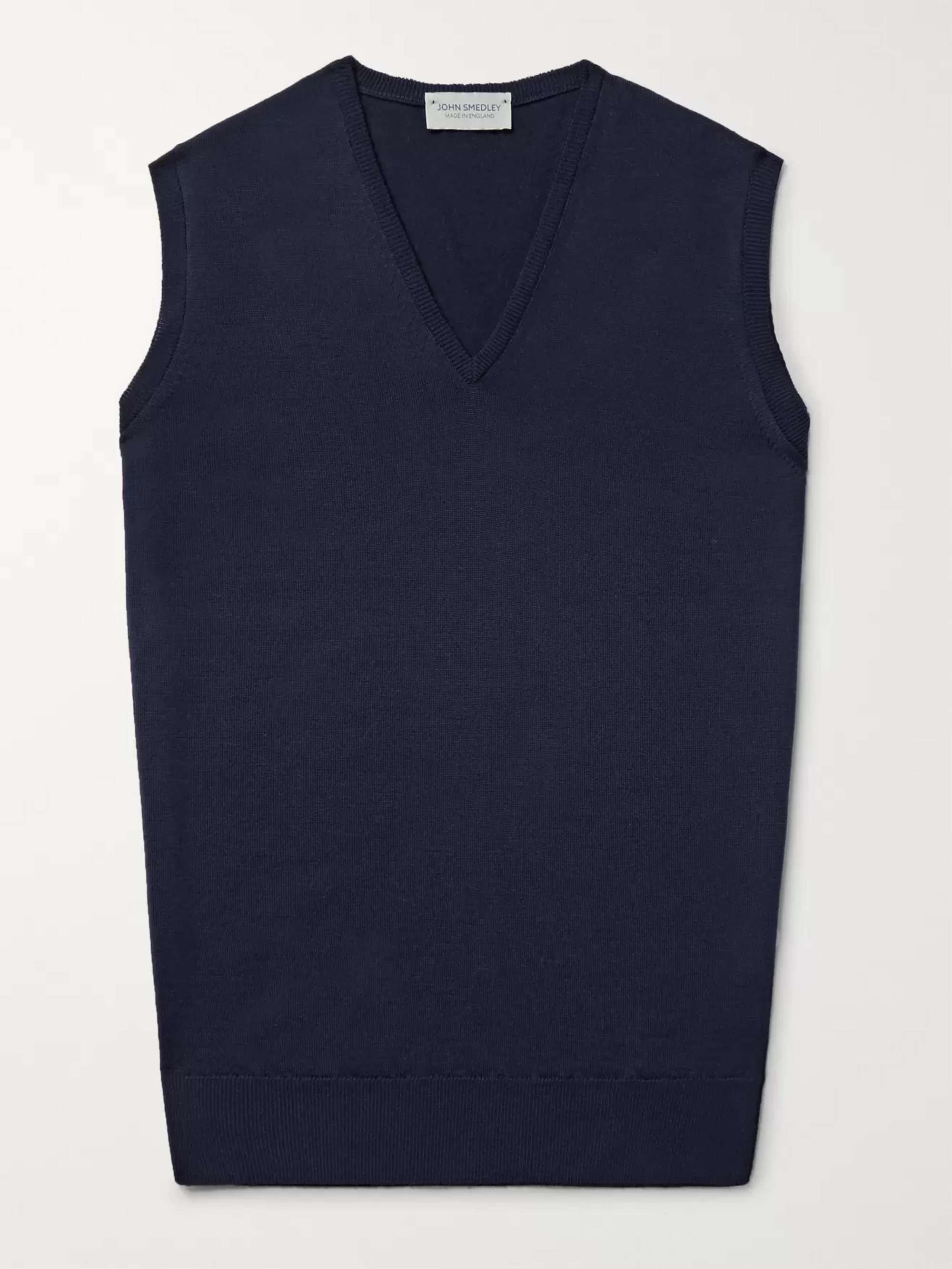 JOHN SMEDLEY Hadfield Slim-Fit Merino Wool Sweater Vest