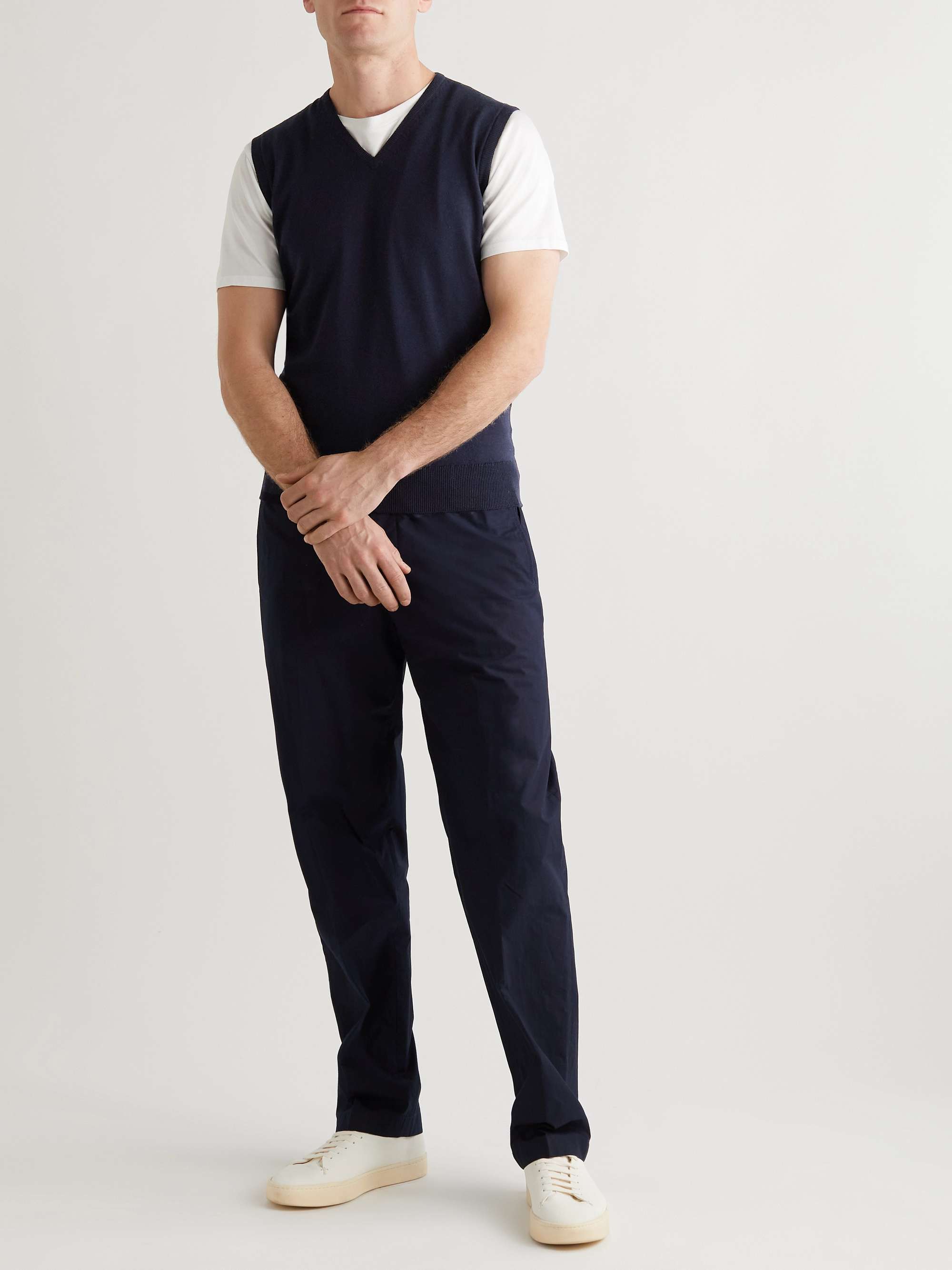 JOHN SMEDLEY Hadfield Slim-Fit Merino Wool Sweater Vest