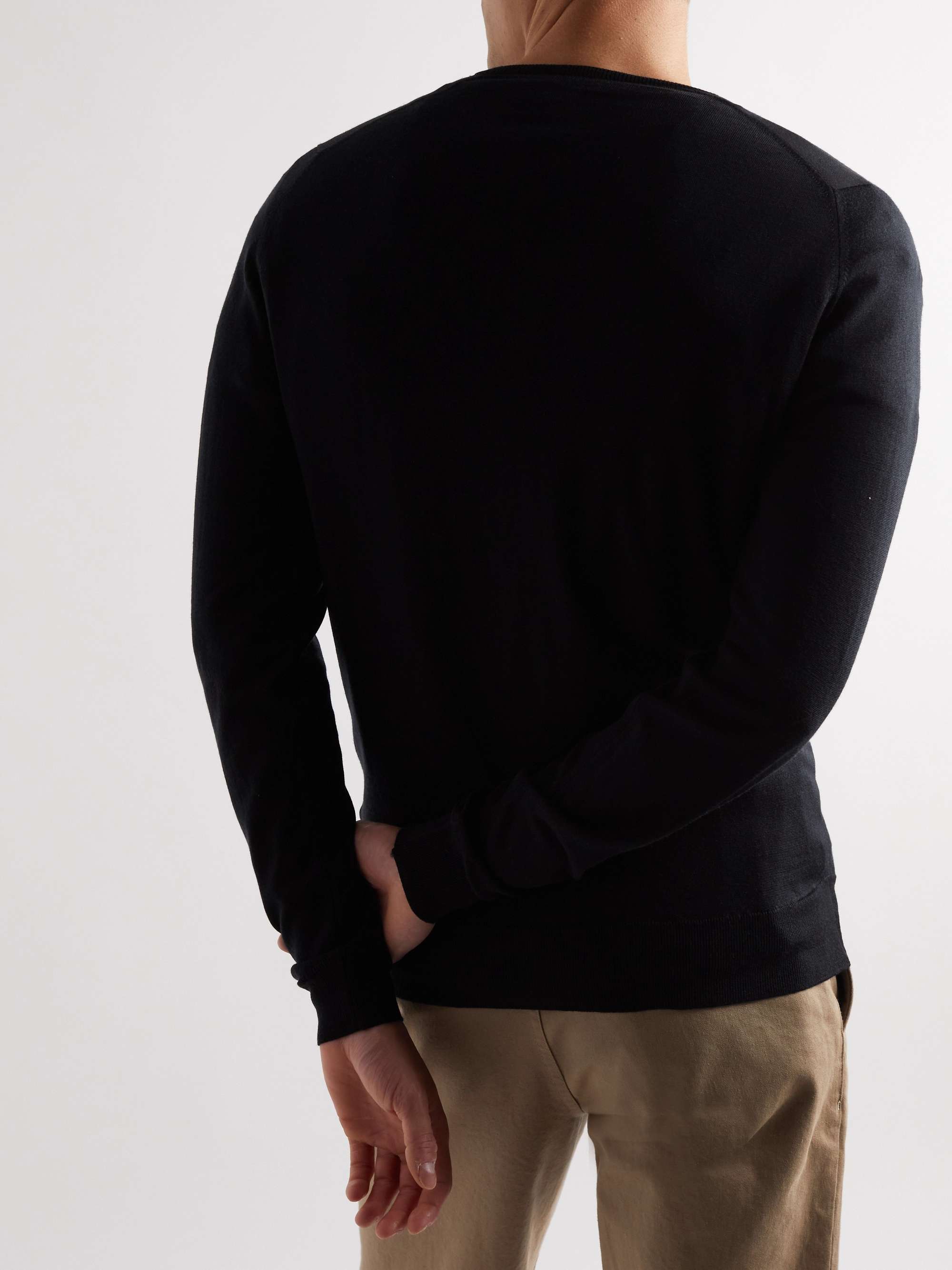 JOHN SMEDLEY Slim-Fit Merino Wool Sweater
