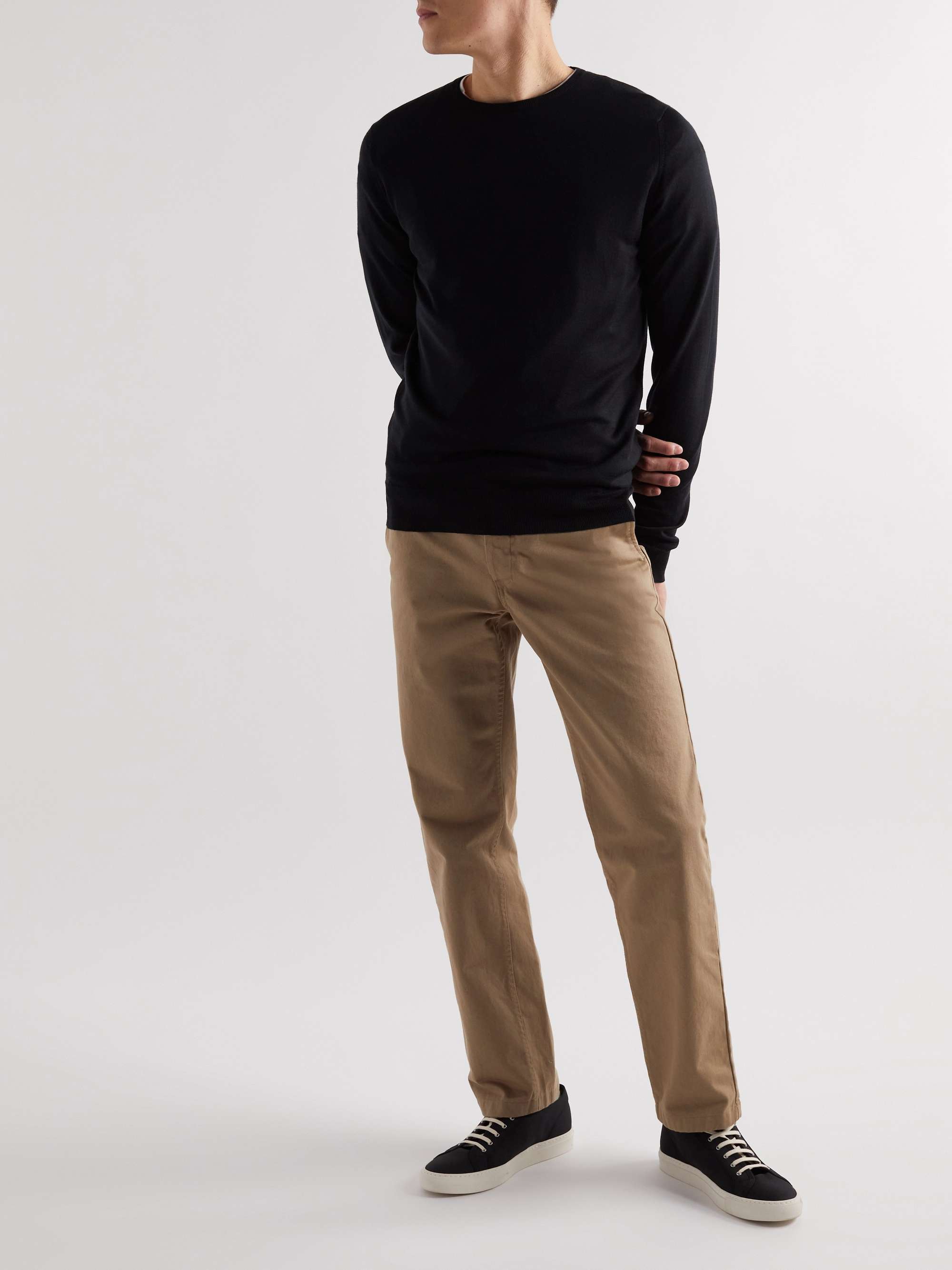 JOHN SMEDLEY Slim-Fit Merino Wool Sweater