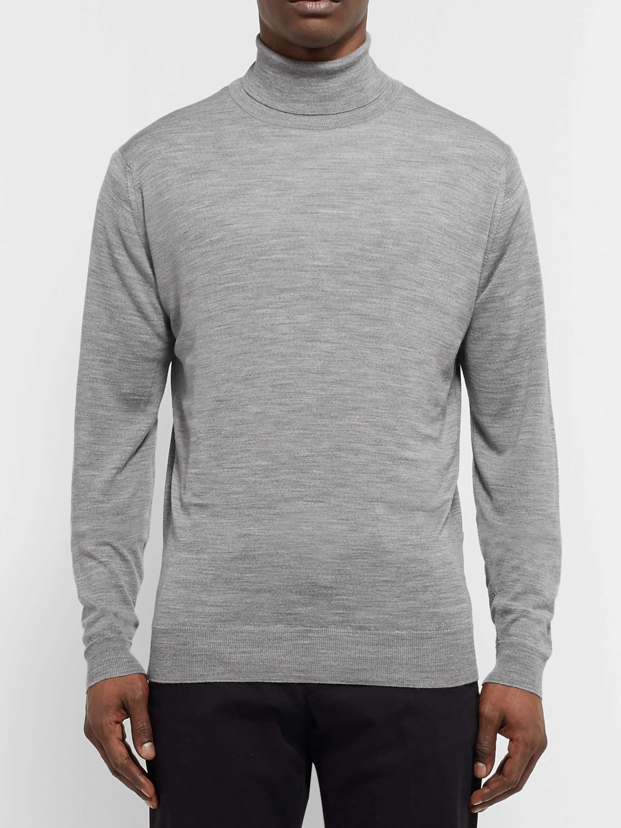 JOHN SMEDLEY Cherwell Merino Wool Rollneck Sweater