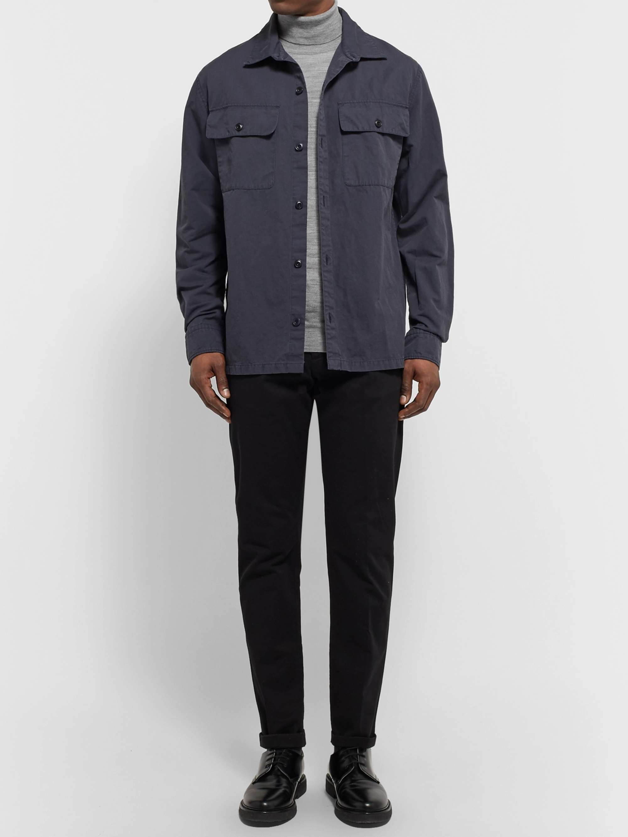 JOHN SMEDLEY Cherwell Merino Wool Rollneck Sweater