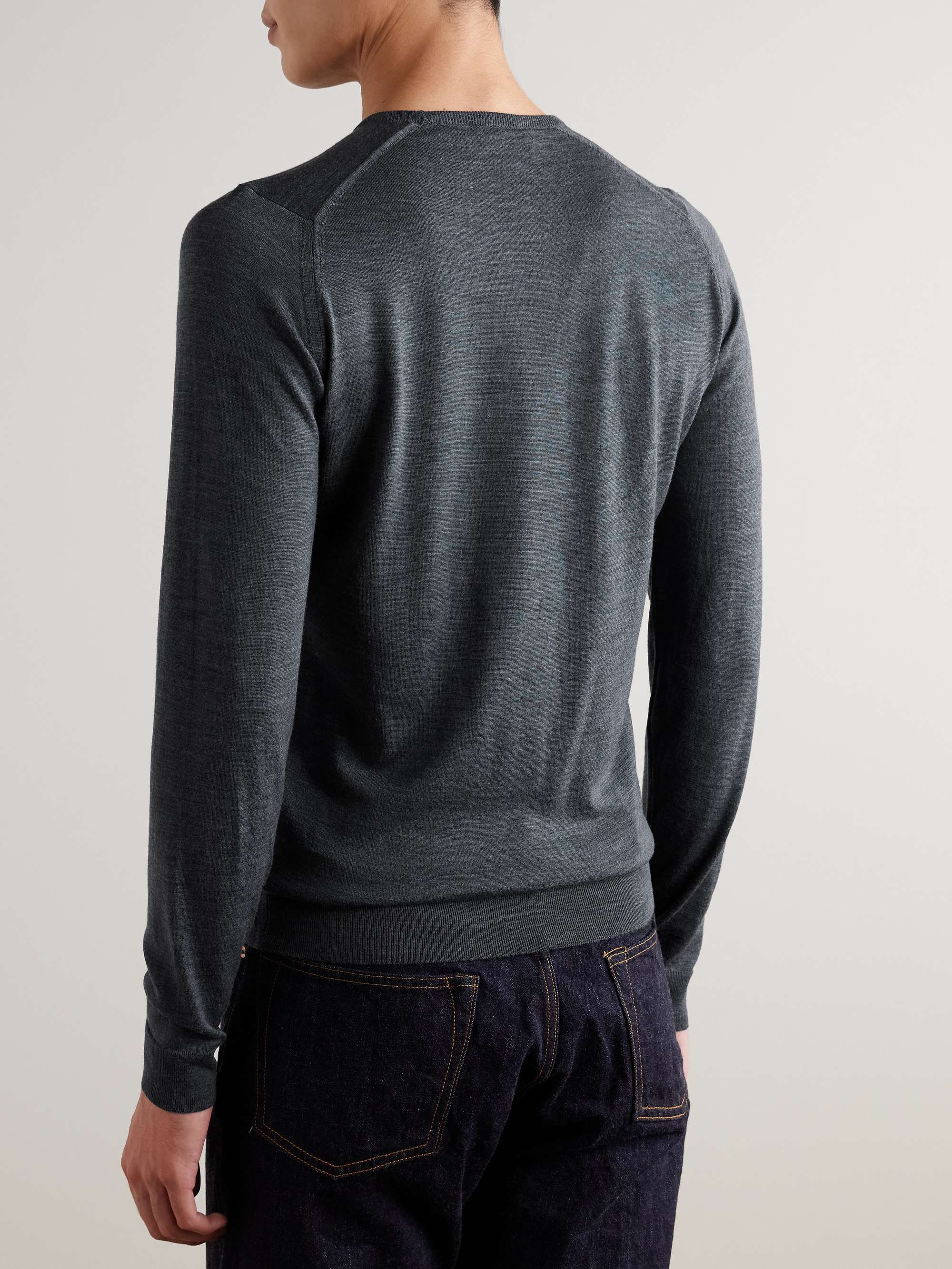 JOHN SMEDLEY Slim-Fit Merino Wool Sweater