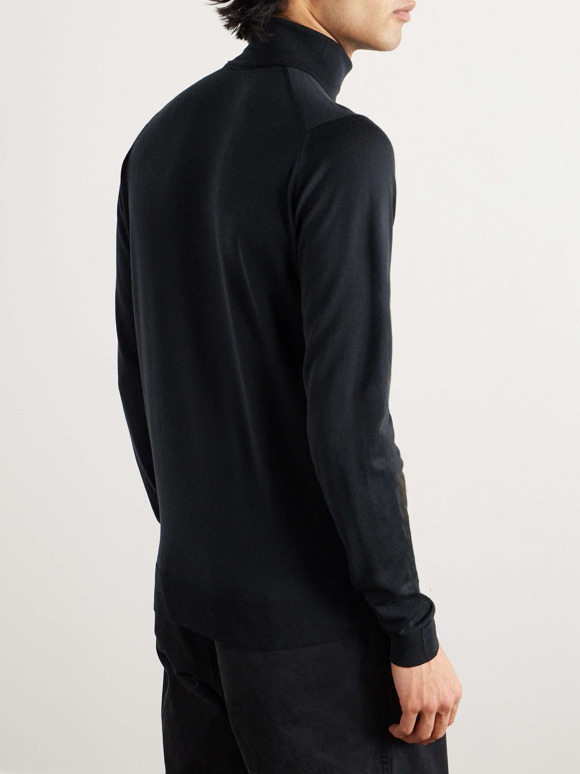 JOHN SMEDLEY Merino Wool Rollneck Sweater
